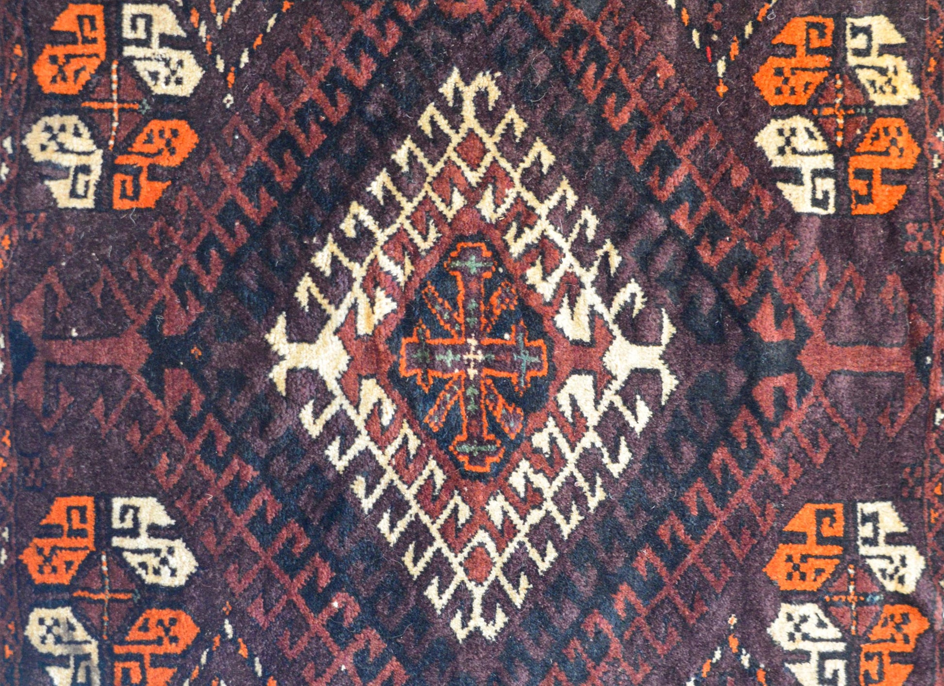 Early 20th Century Baluch Saddle Bag Rug For Sale
