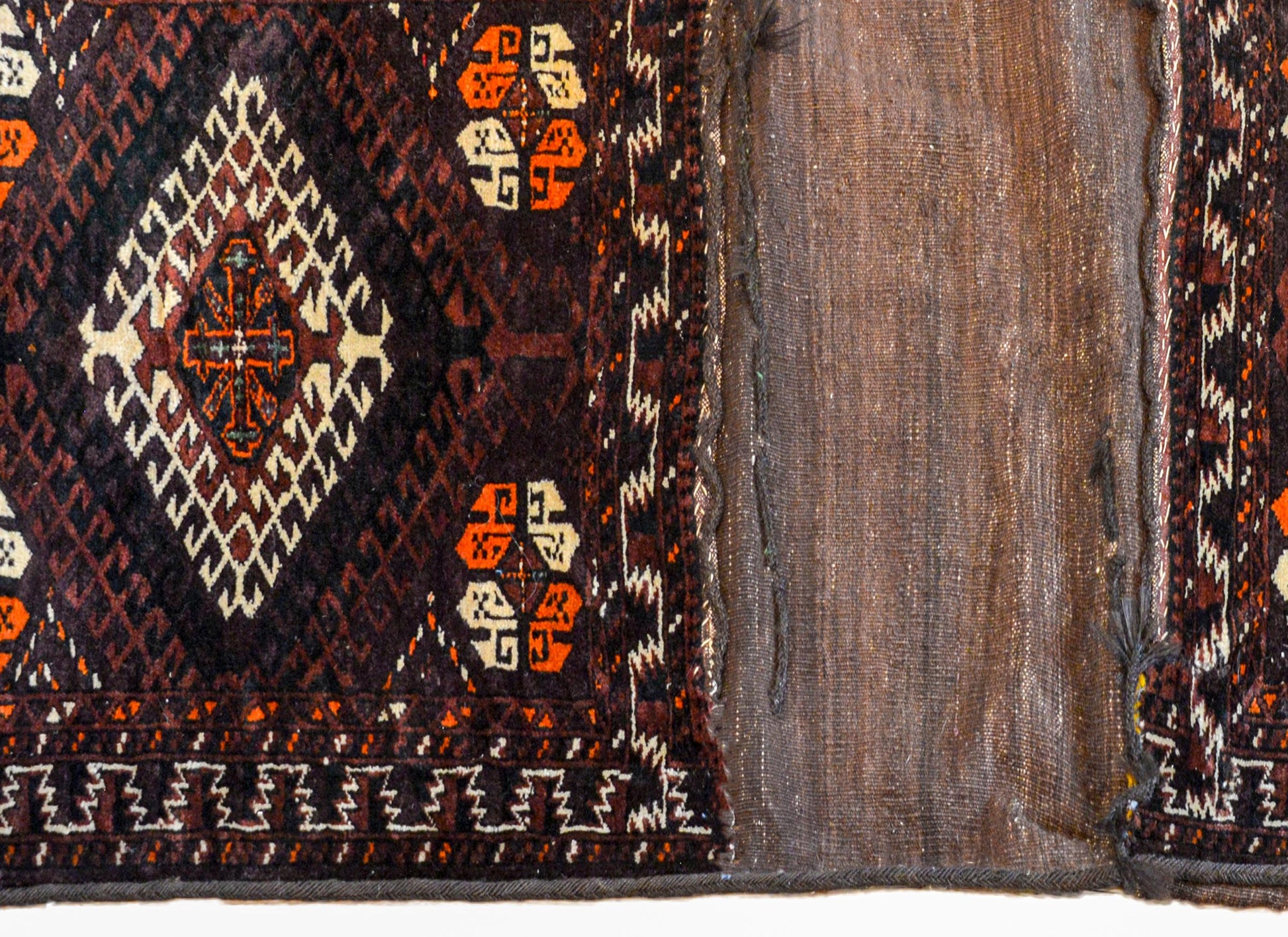 Early 20th Century Baluch Saddle Bag Rug For Sale