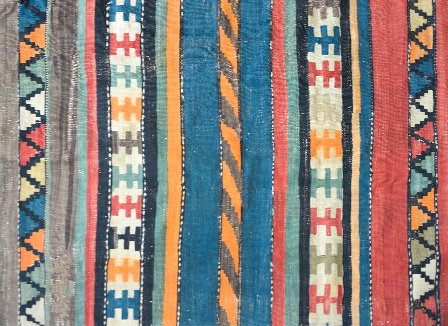 Early 20th Century Persian Shahsevan Kilim Runner For Sale