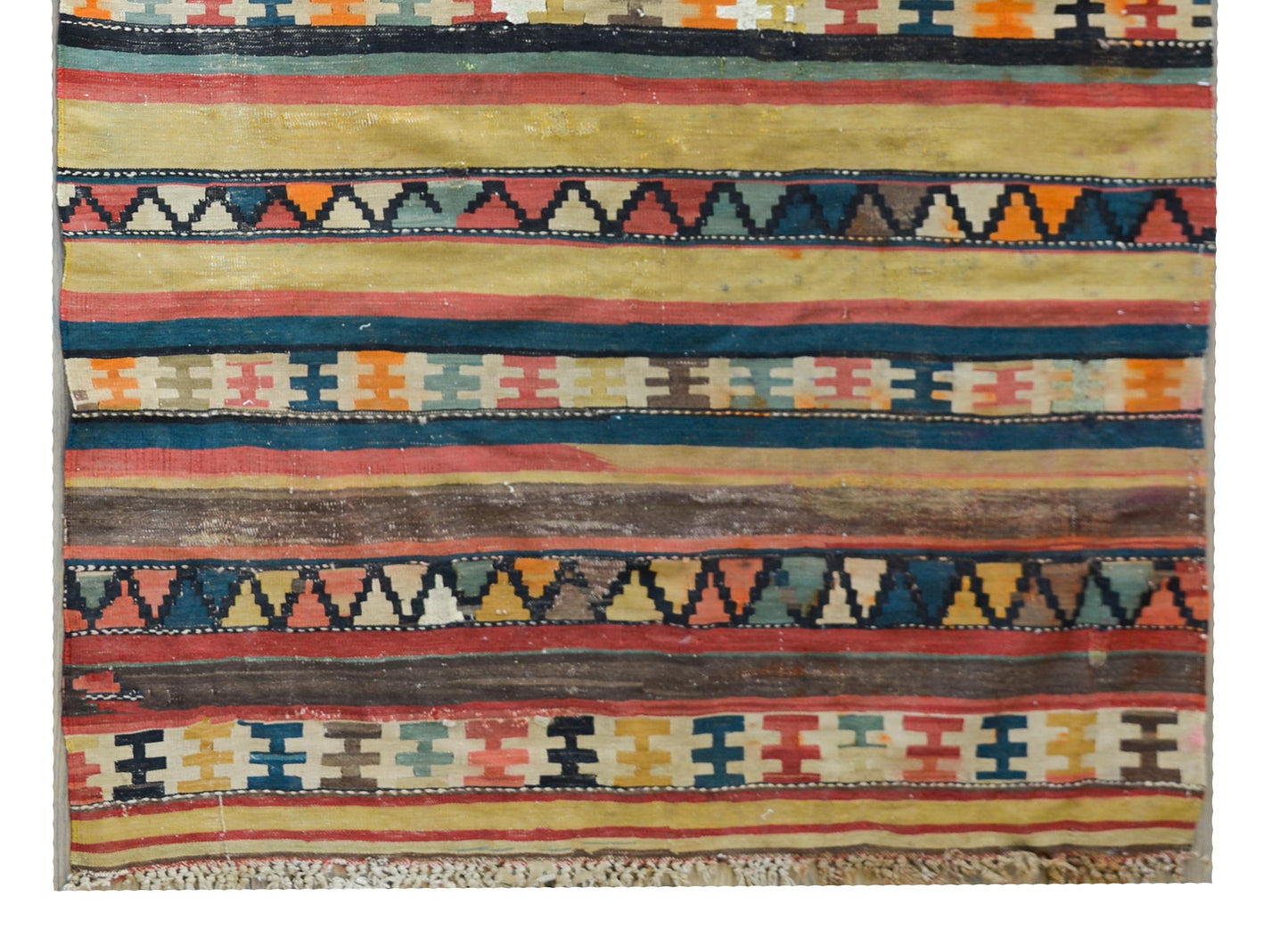 Early 20th Century Persian Shahsevan Kilim Runner For Sale