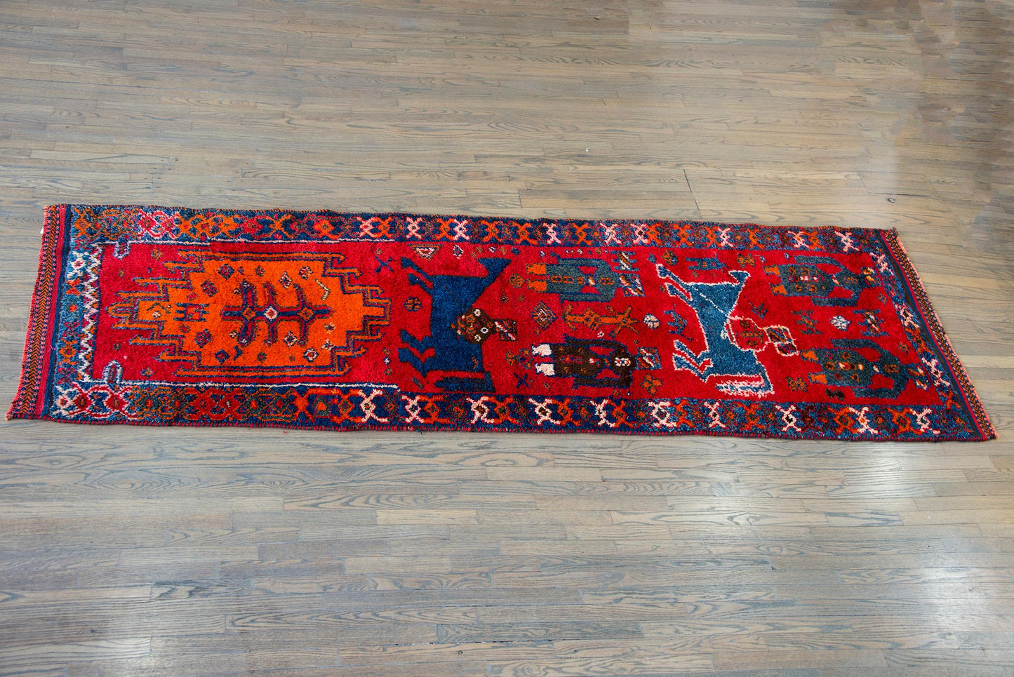 Mid-20th Century Turkish Oushak Rug For Sale