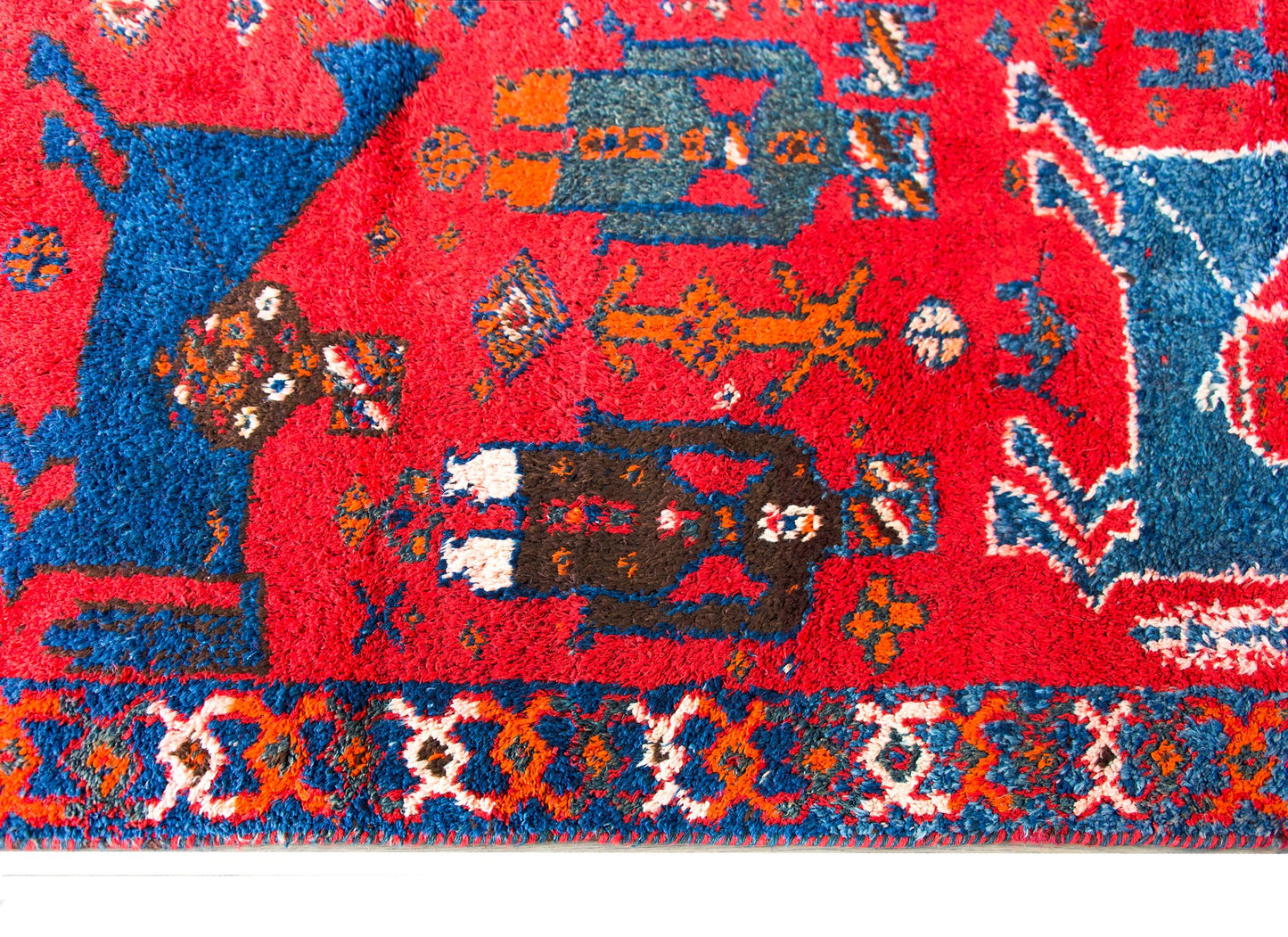 Mid-20th Century Turkish Oushak Rug For Sale