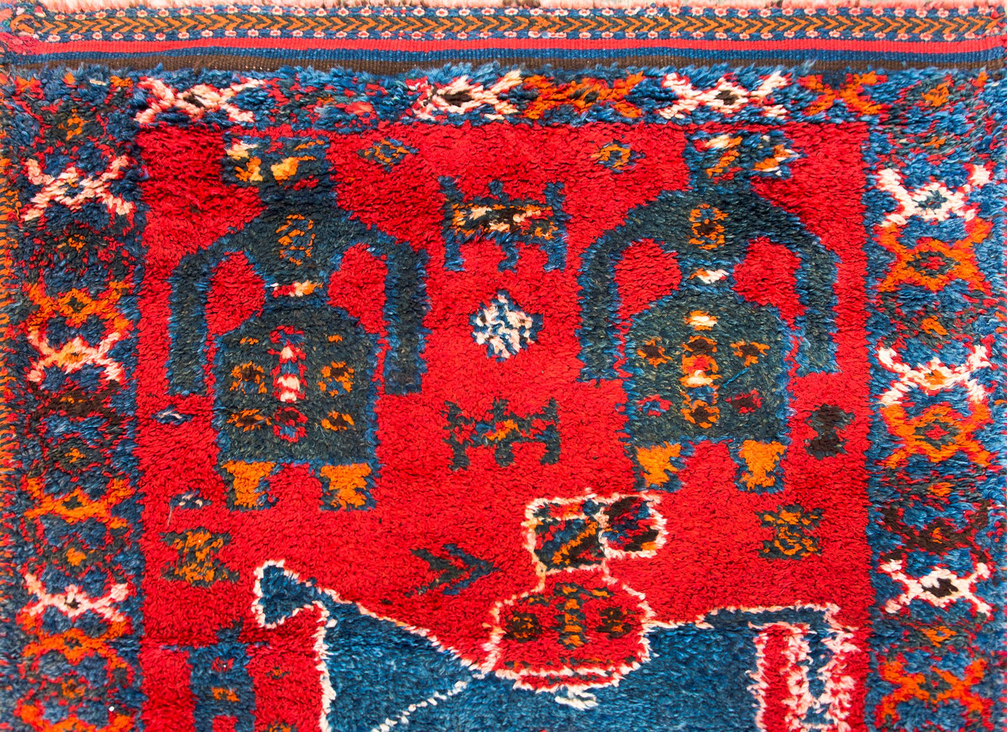 Mid-20th Century Turkish Oushak Rug For Sale