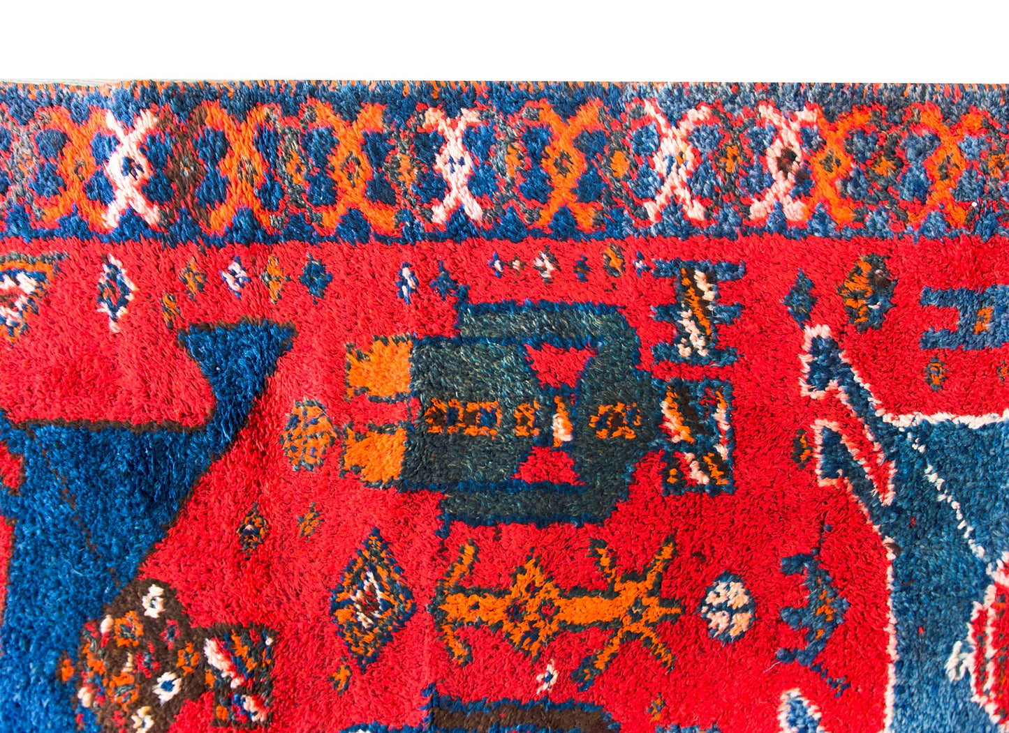 Mid-20th Century Turkish Oushak Rug For Sale