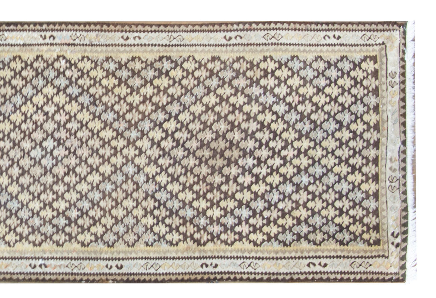 Early 20th Century Persian Qazvin Kilim Rug For Sale