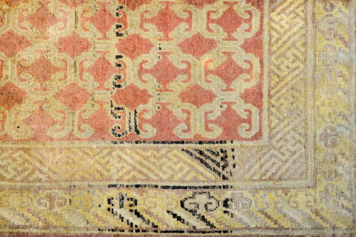 Unusual Early 20th Century Khotan Rug For Sale