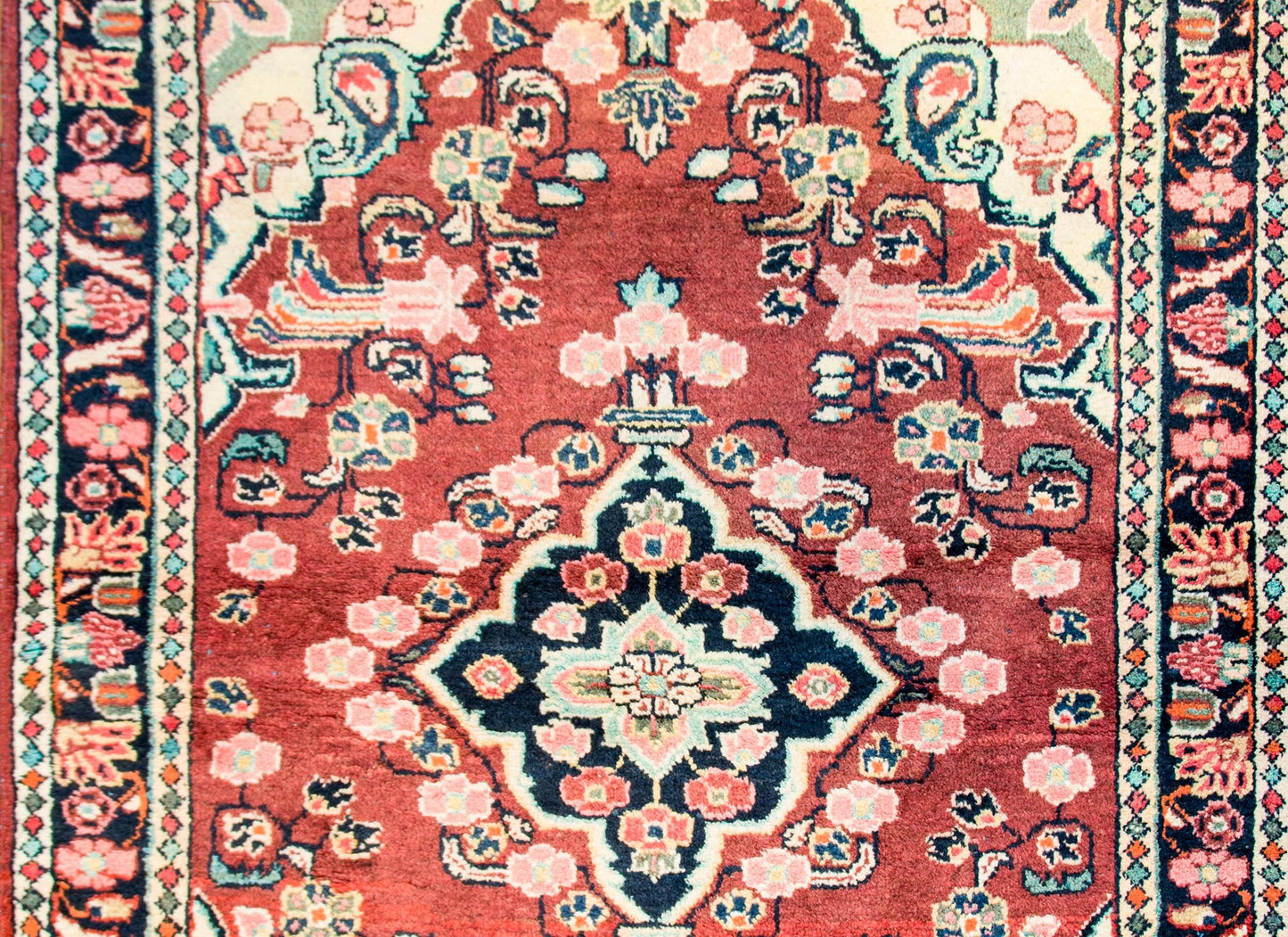 Amazing Early 20th Century Mahal Rug For Sale