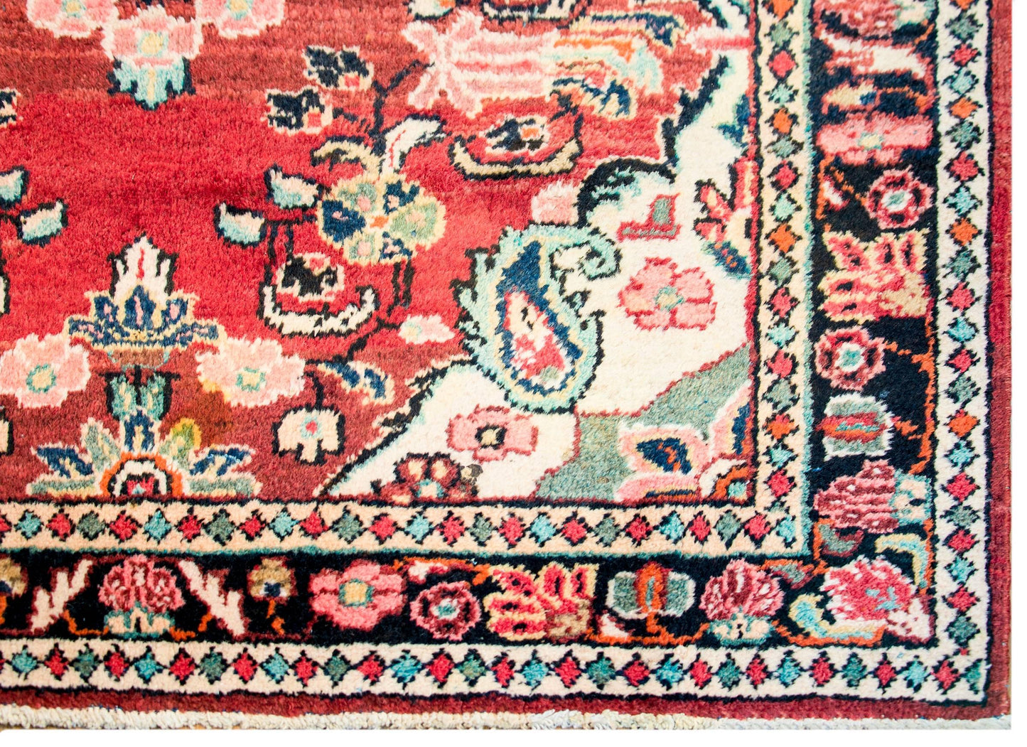 Amazing Early 20th Century Mahal Rug For Sale
