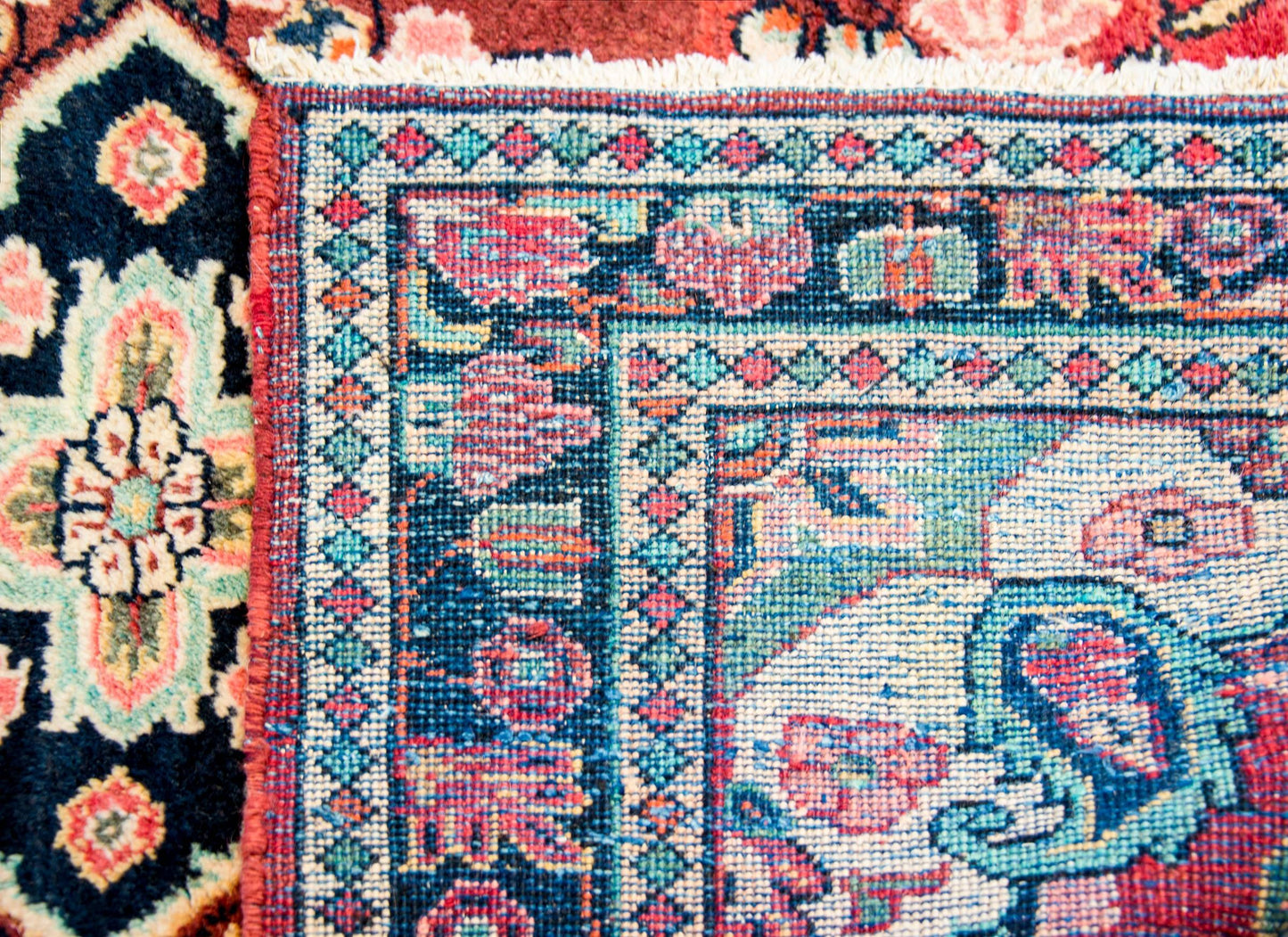 Amazing Early 20th Century Mahal Rug For Sale