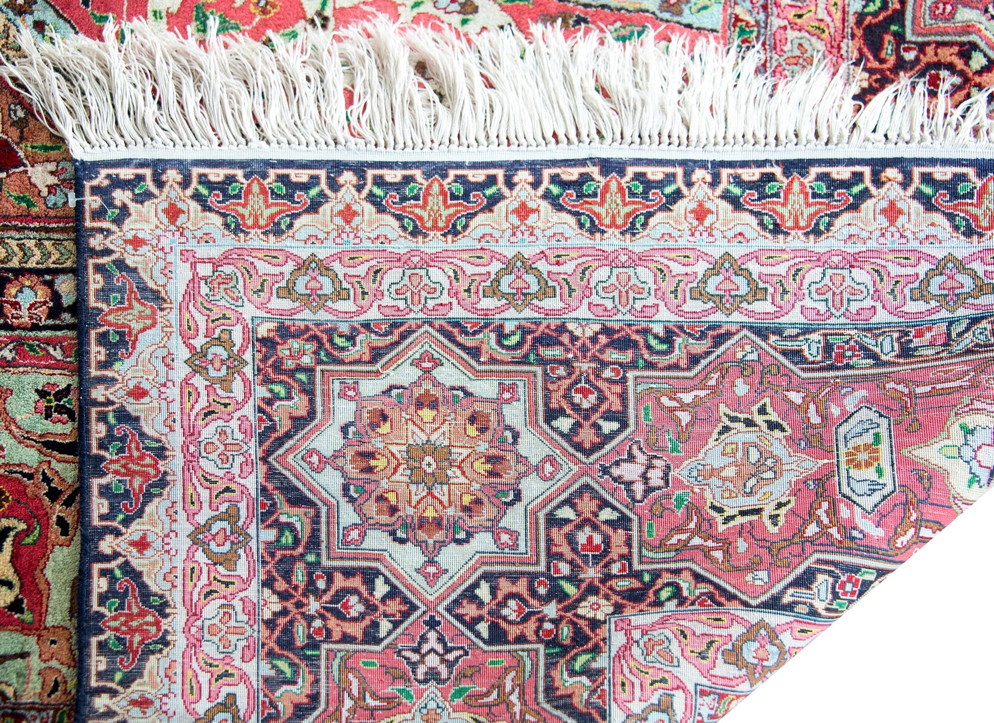 Vintage Persian Qum Rug For Sale