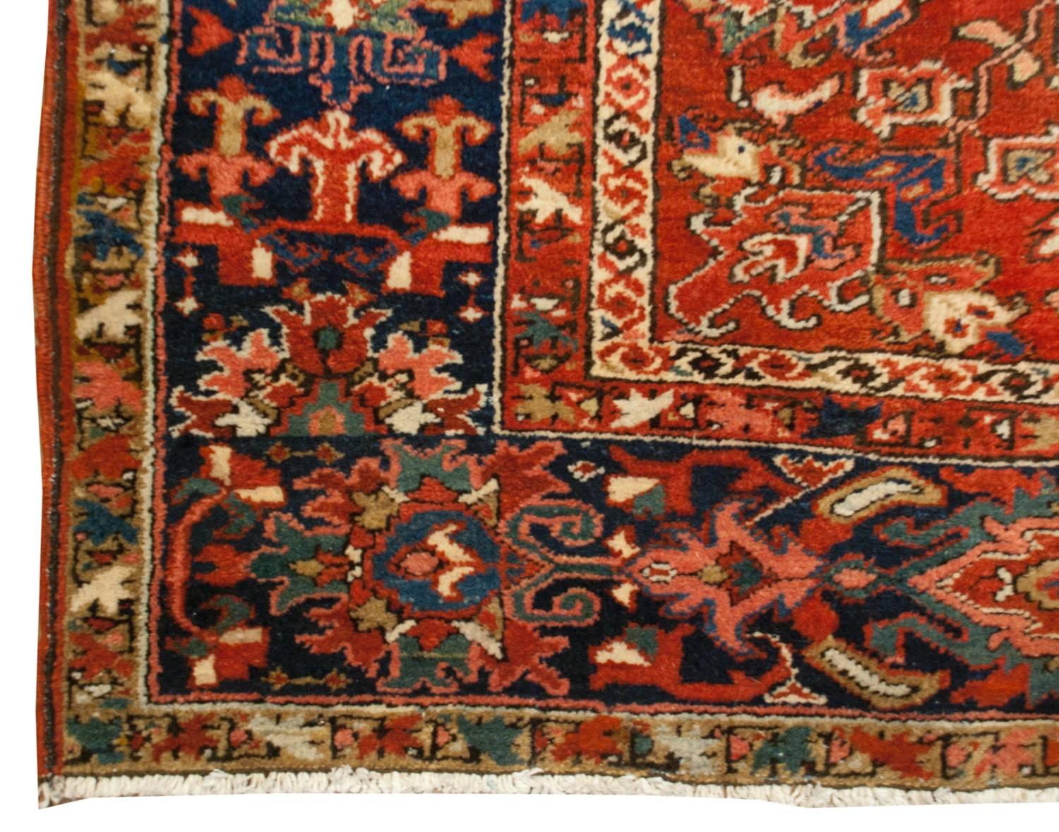 Early 20th Century Heriz Rug For Sale