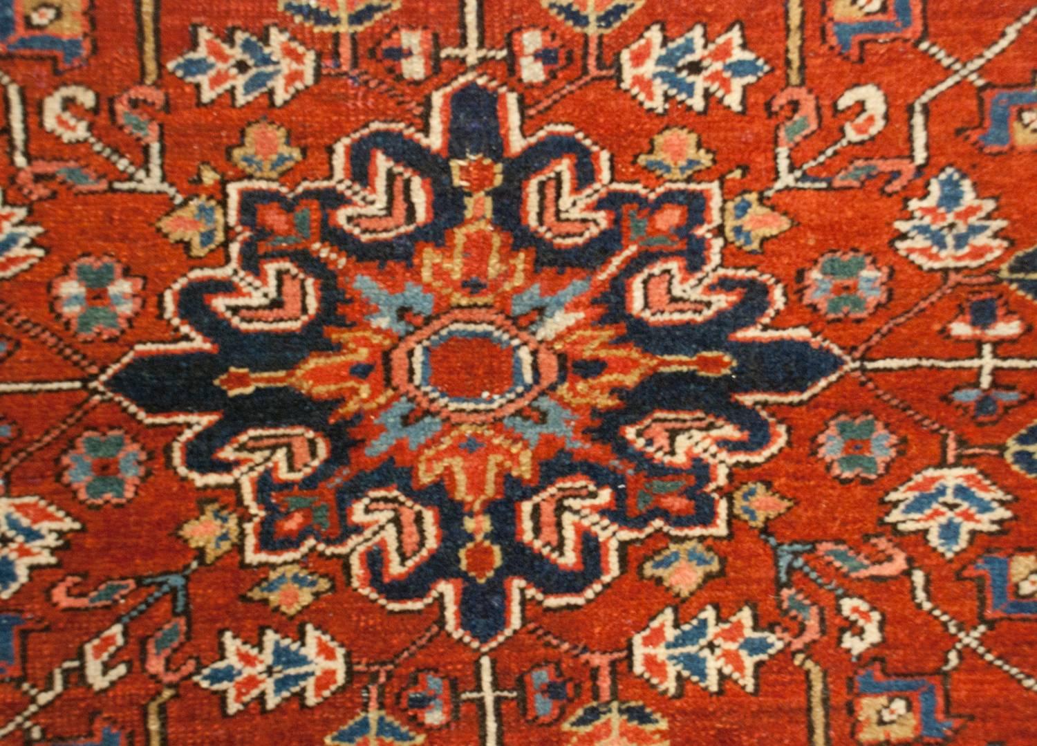 Early 20th Century Heriz Rug For Sale