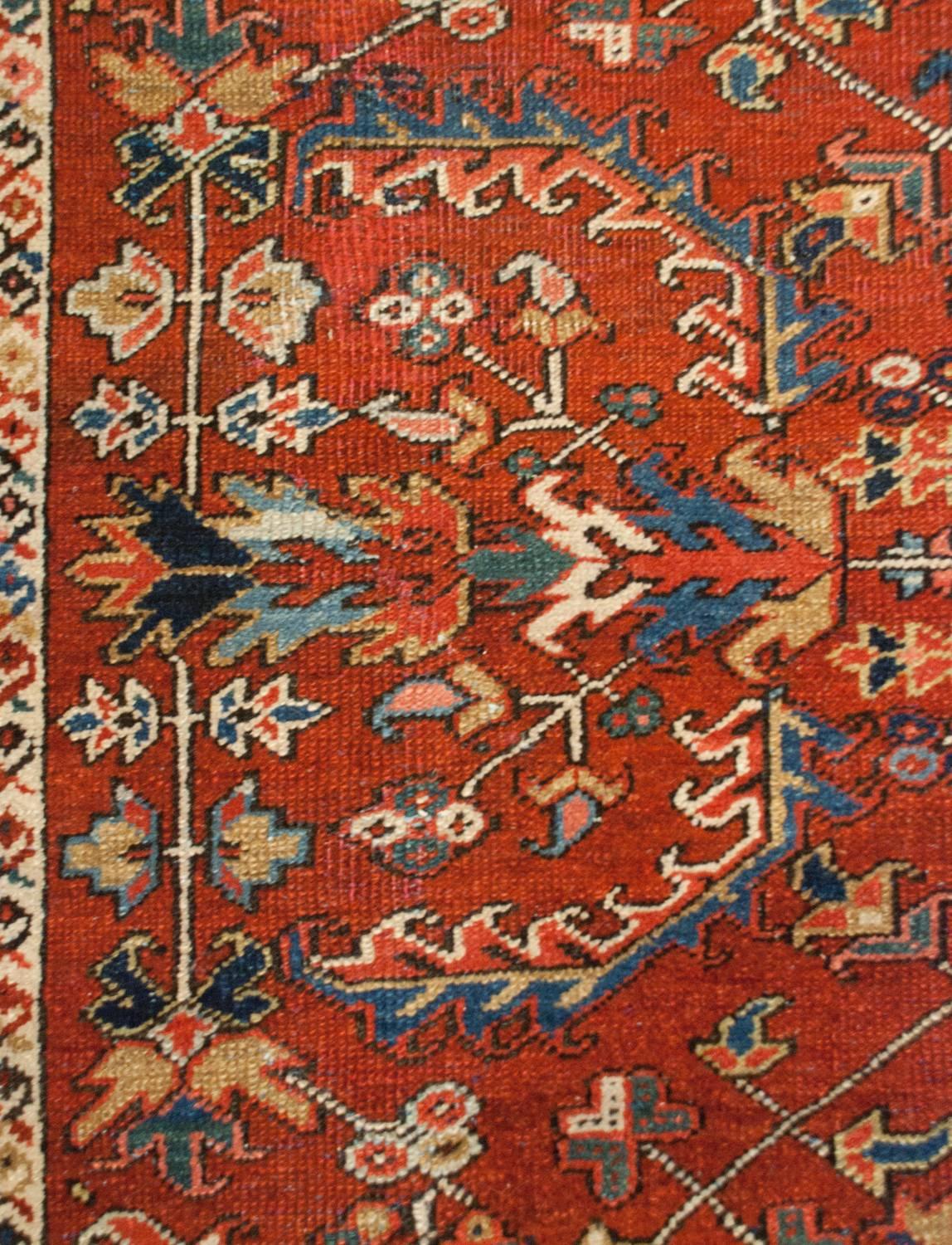 Early 20th Century Heriz Rug For Sale