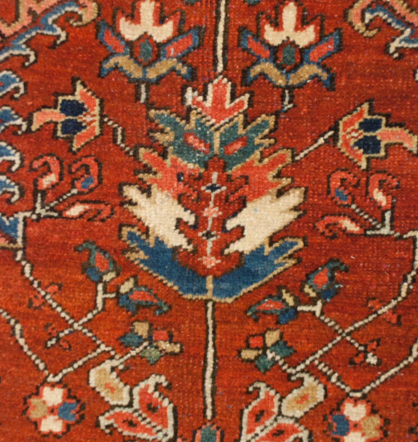 Early 20th Century Heriz Rug For Sale