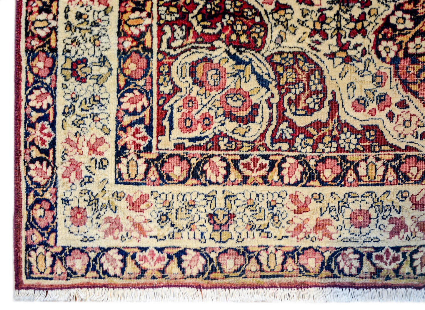 Incredible Late 19th Century, Lavar Kirman Rug For Sale
