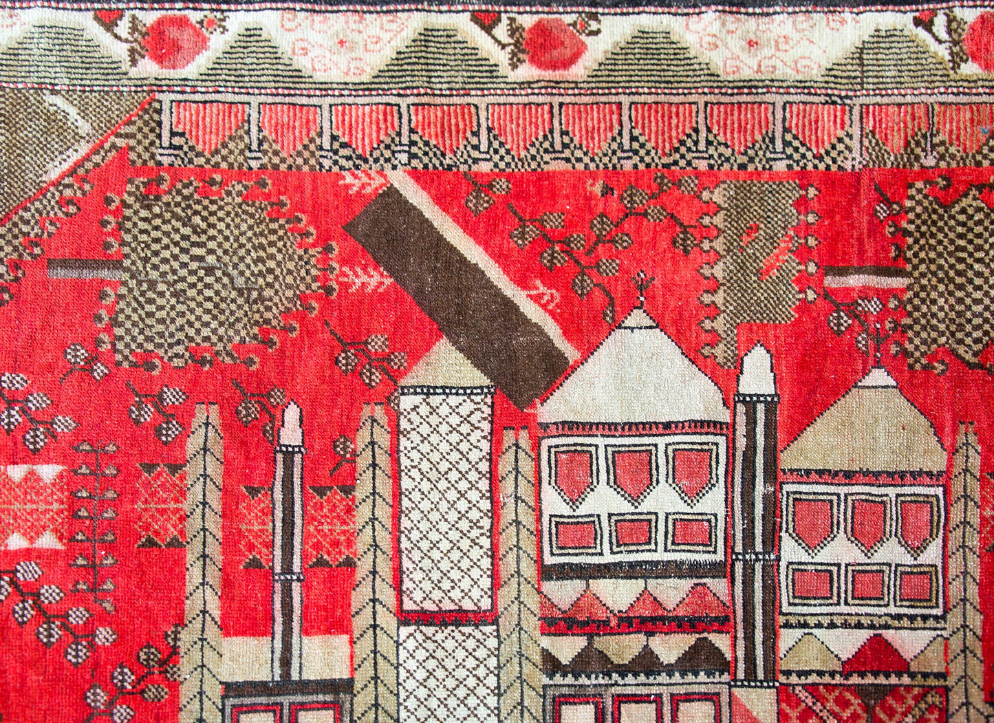 Early 20th Century Central Asian Khotan Rug For Sale