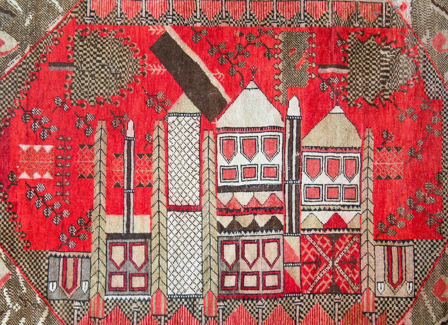 Early 20th Century Central Asian Khotan Rug For Sale