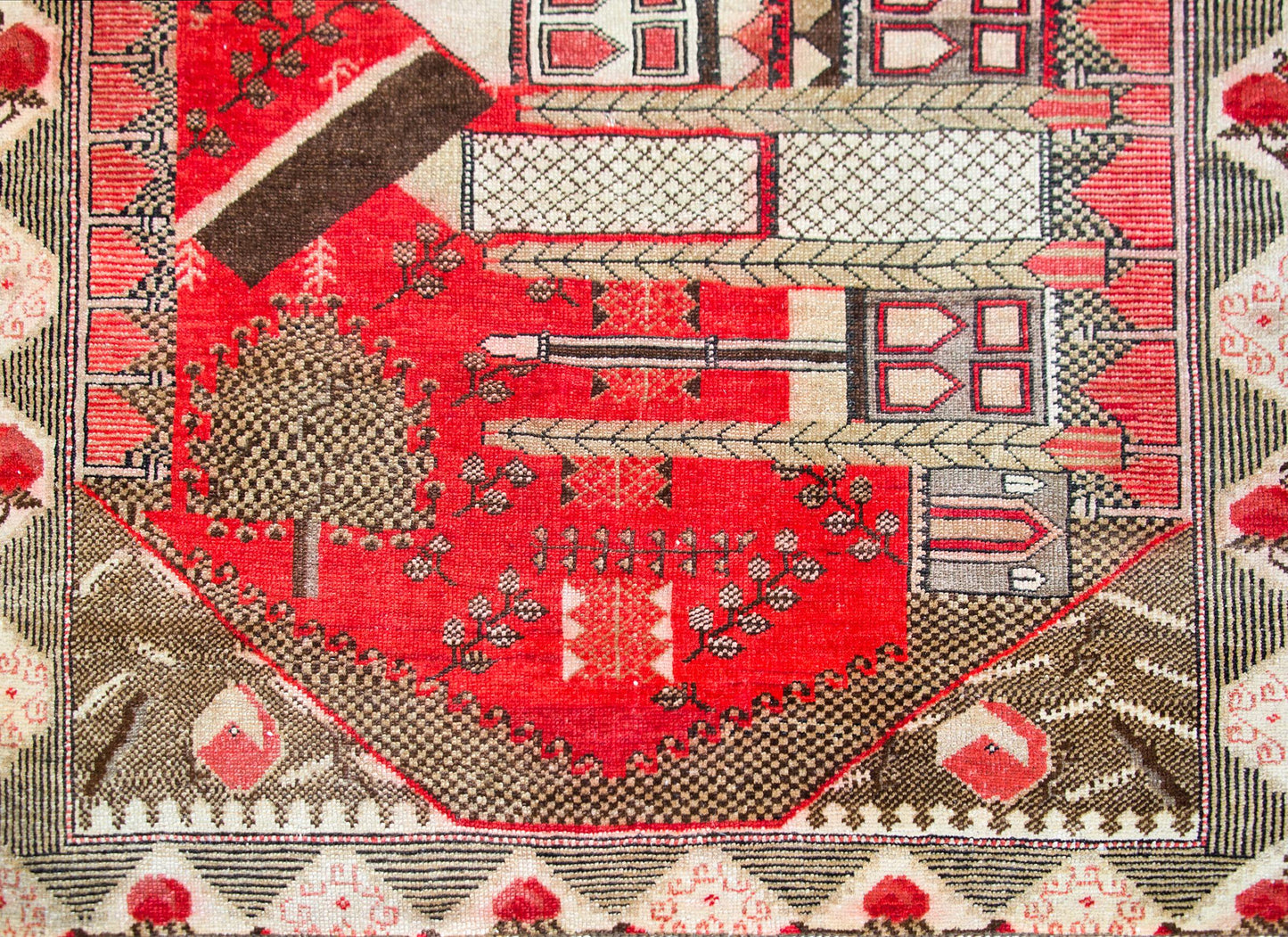 Early 20th Century Central Asian Khotan Rug For Sale