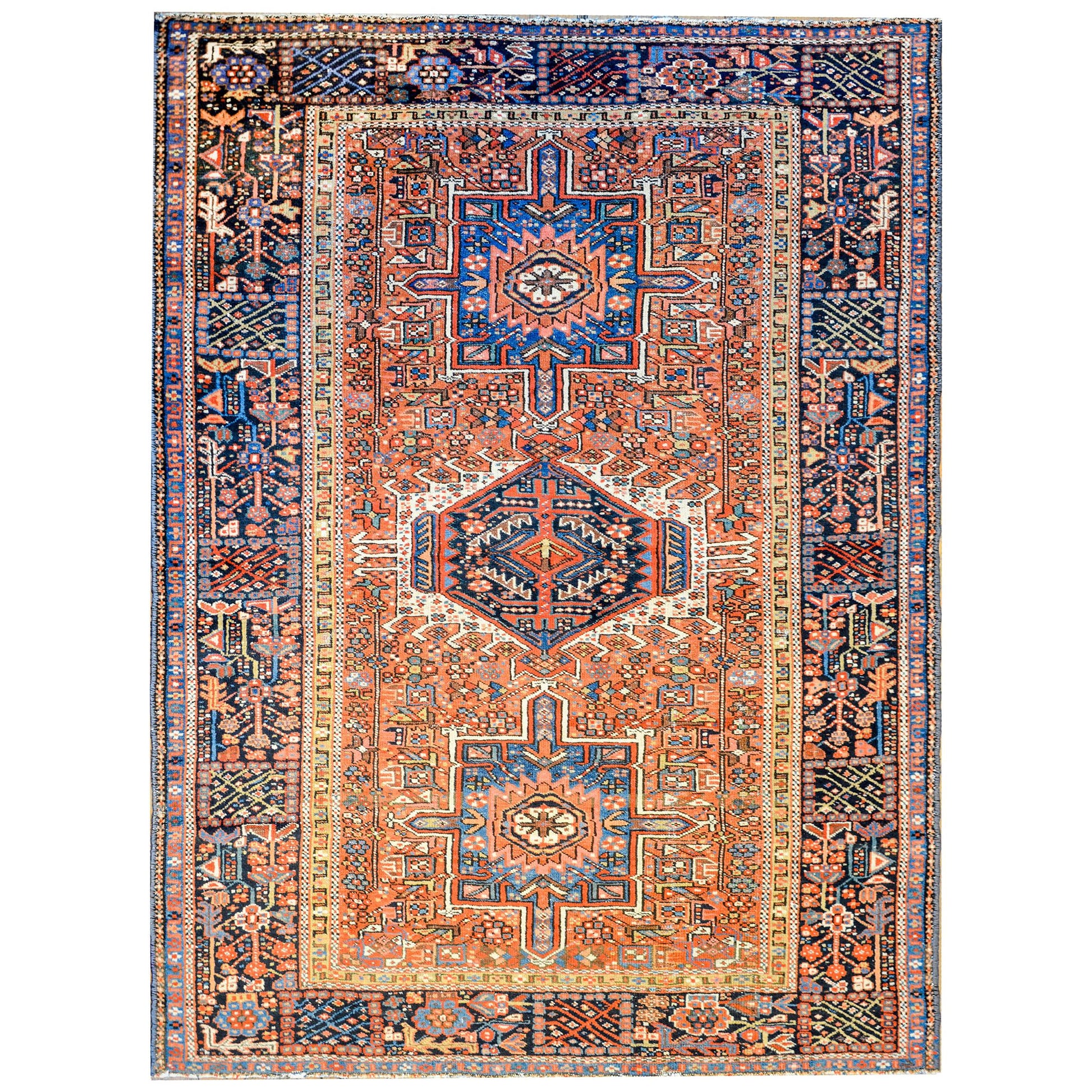 Early 20th Century Heriz Rug For Sale