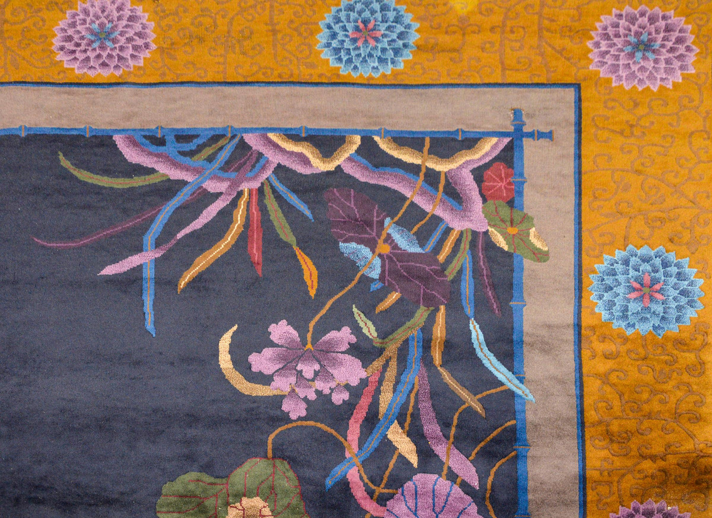 Gorgeous Chinese Art Deco Rug For Sale