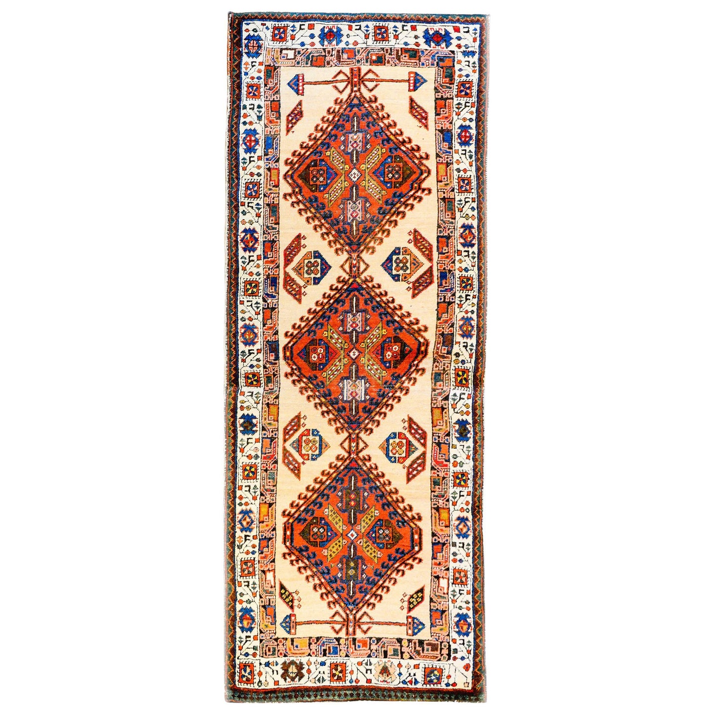Rare and Unusual Serab Runner, Circa 1900 For Sale