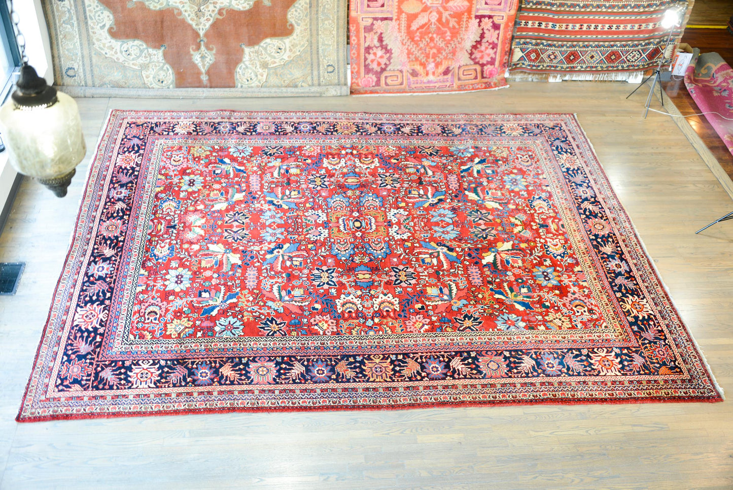 Early 20th Century Mahal Rug For Sale