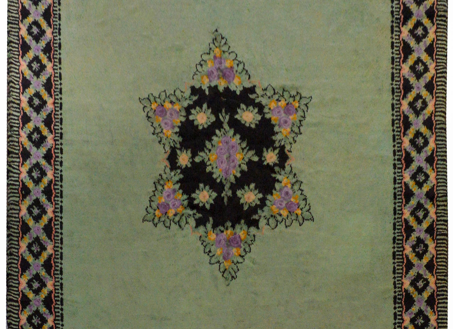 Unusual Early 20th Century Austrian Rug For Sale