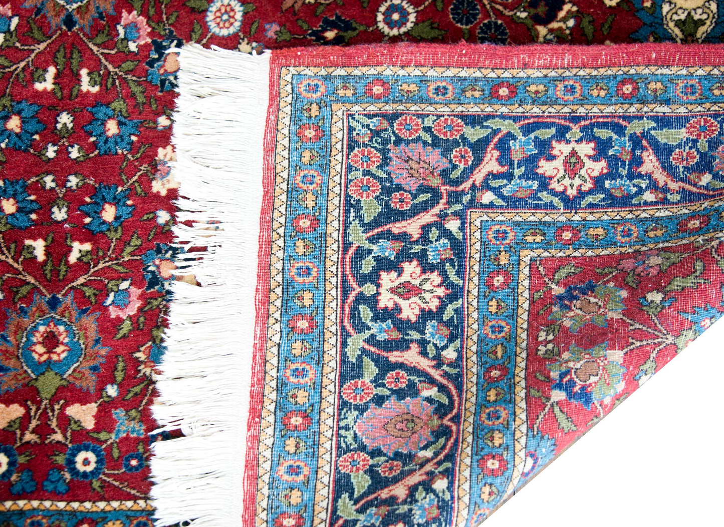 Vintage Persian Varamin Rug For Sale