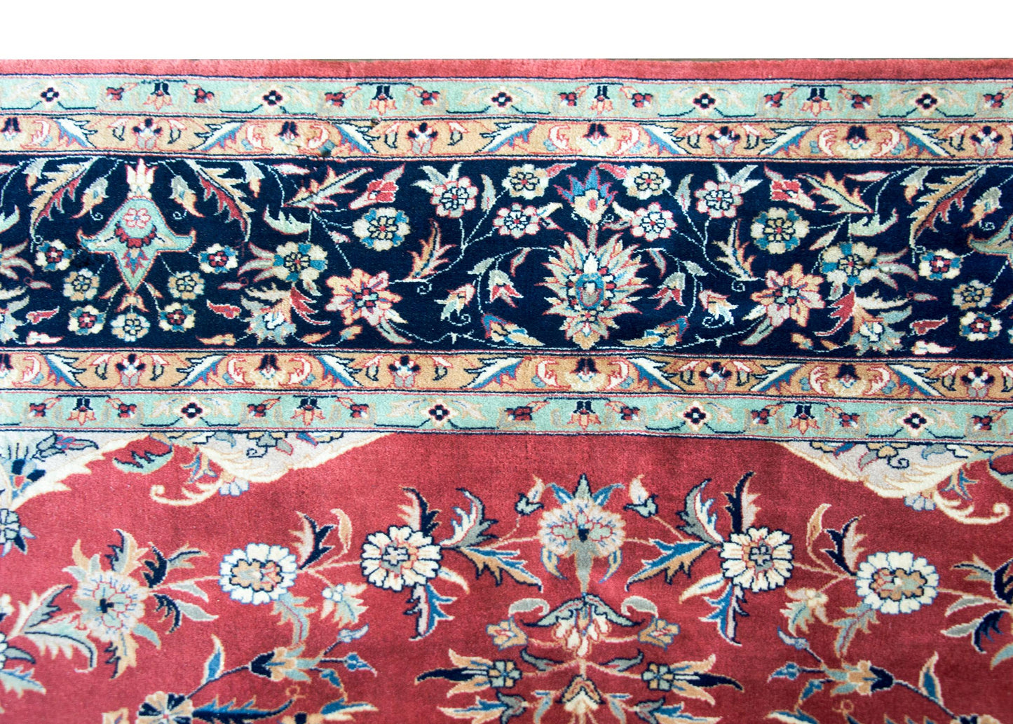 Vintage Indian Tabriz-Style Rug For Sale