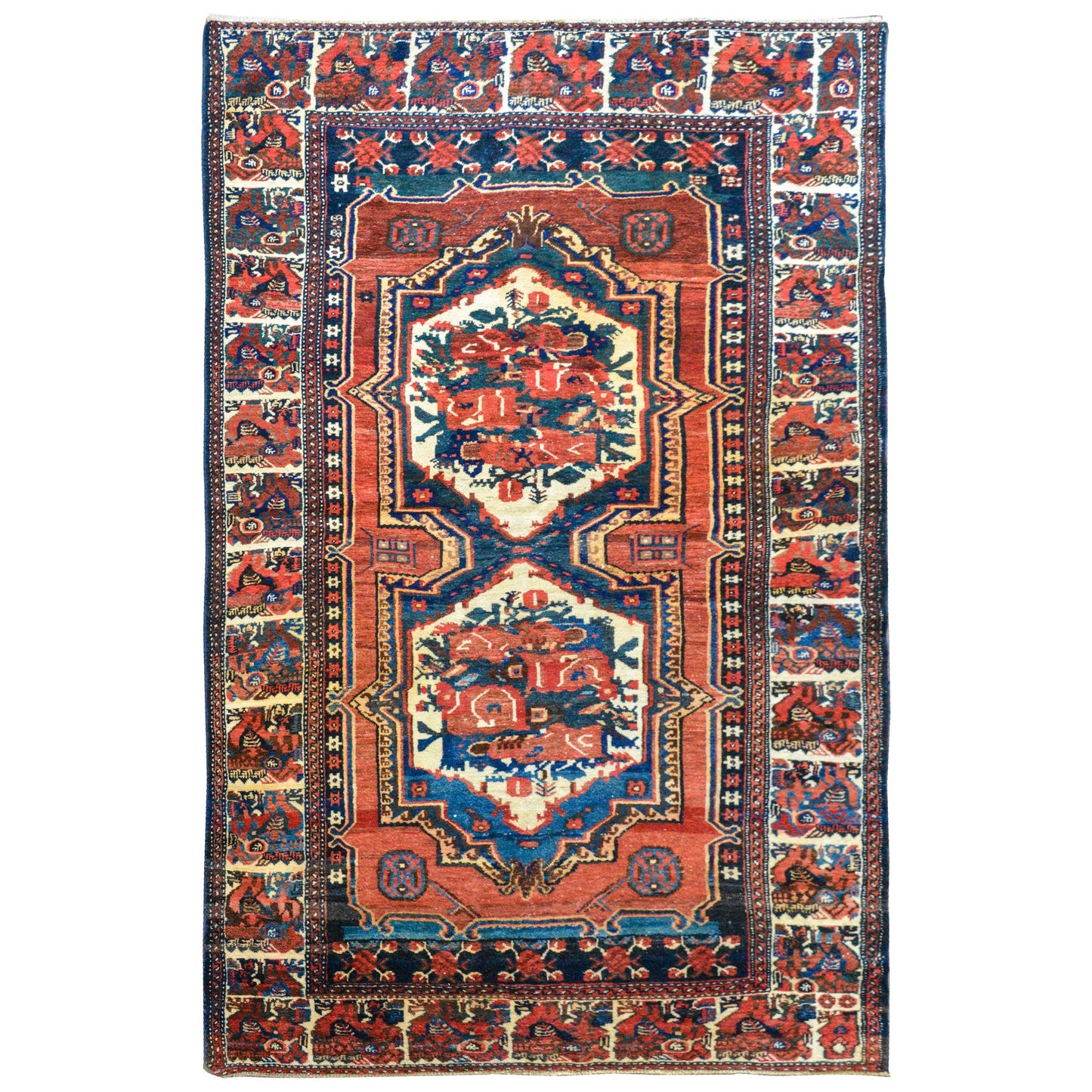 Early 20th Century Bakhtiari Rug For Sale