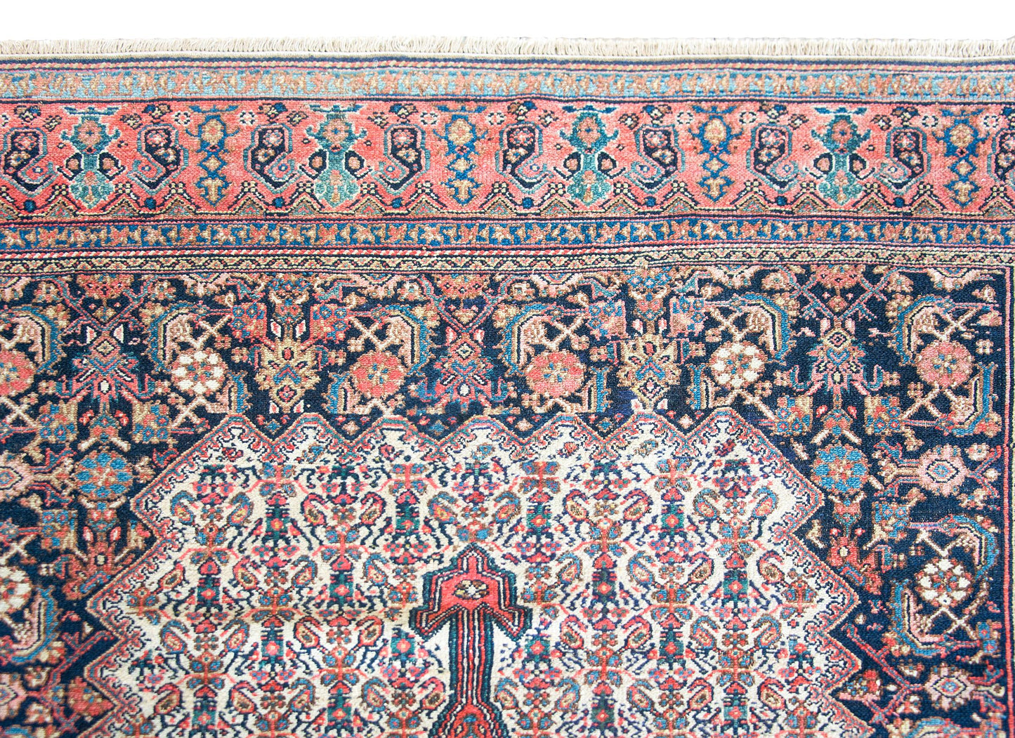 Early 20th Century Persian Bibikibad Rug For Sale