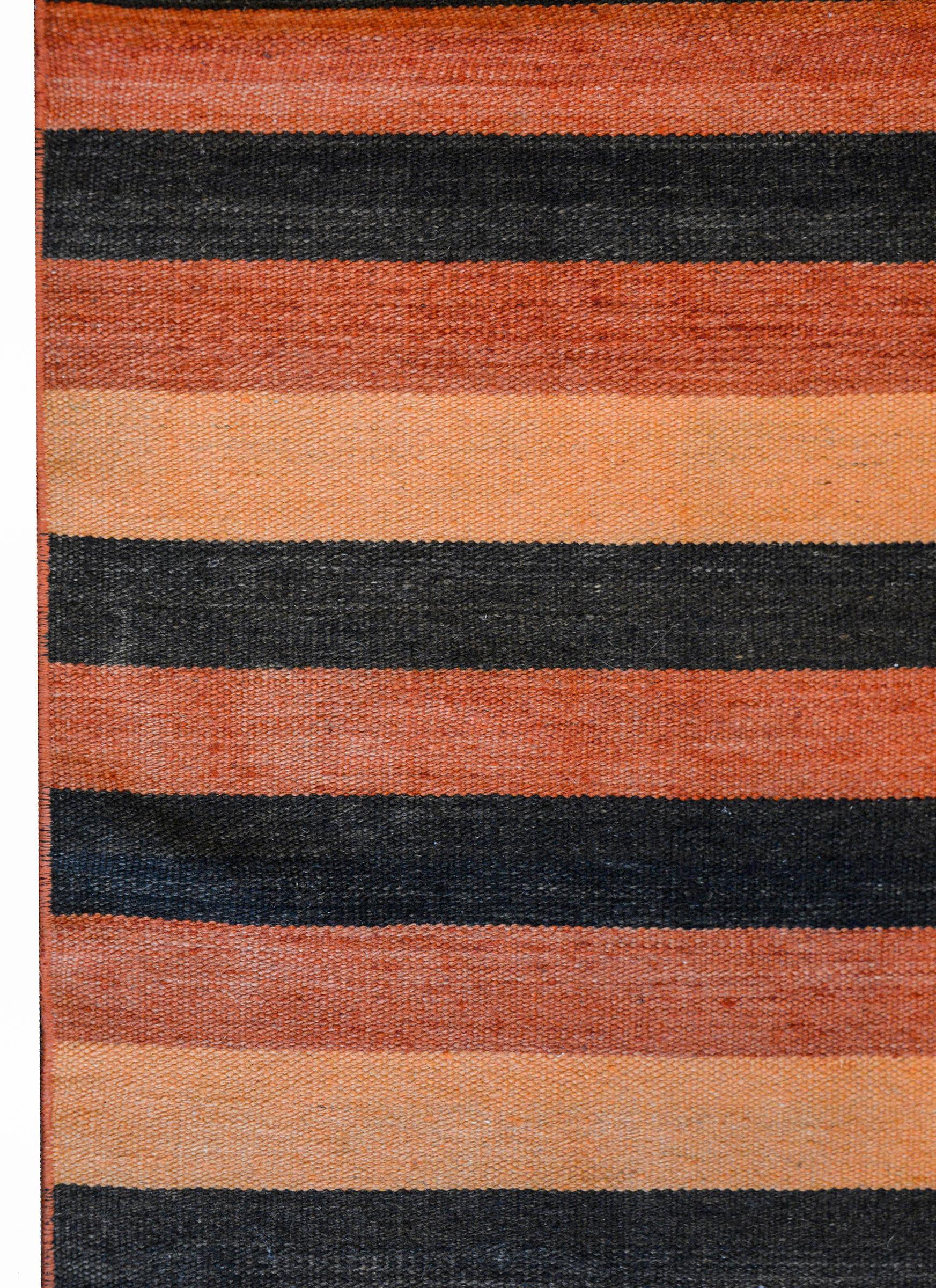 Bold Vintage Konya Kilim Runner For Sale
