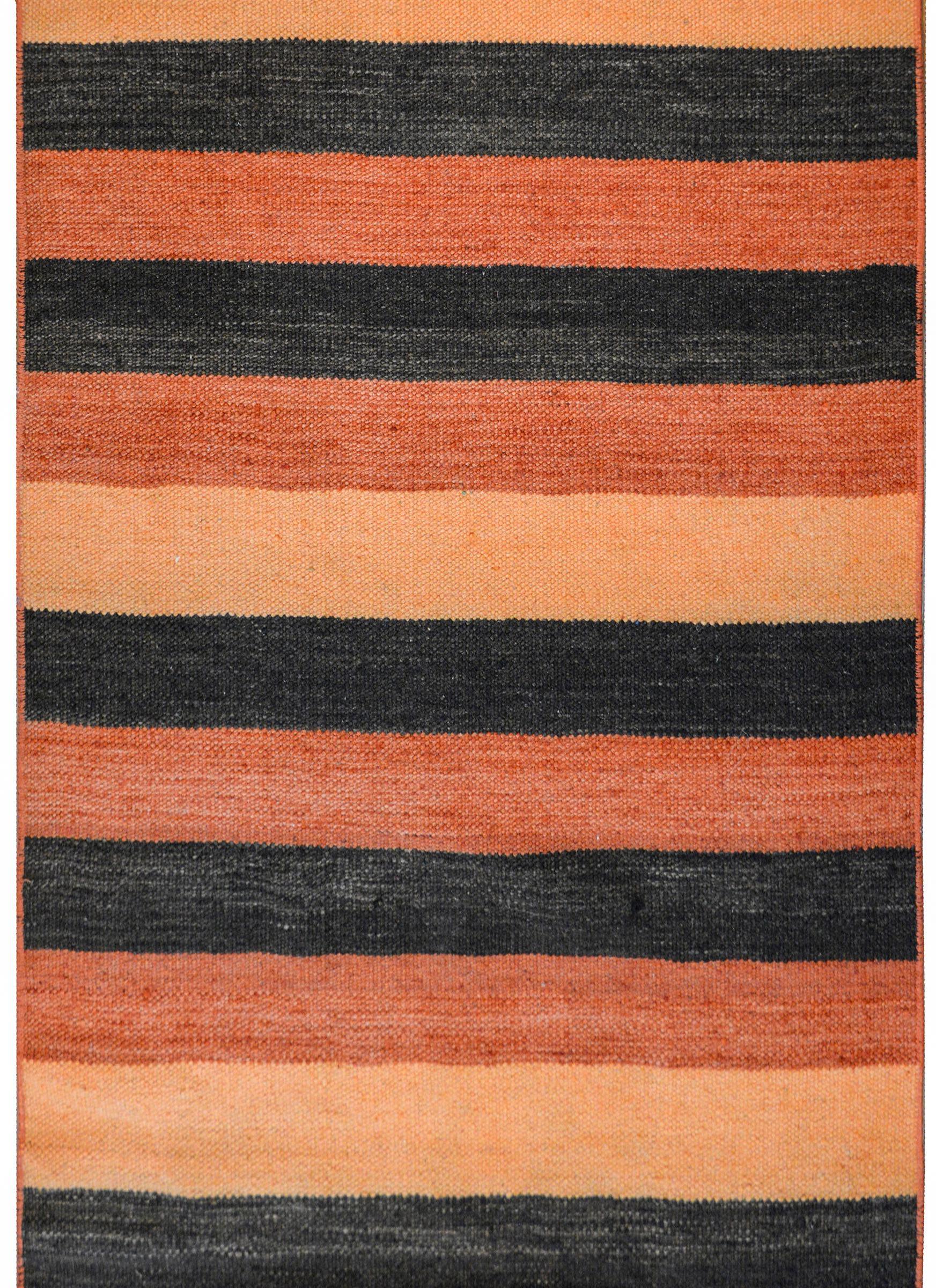 Bold Vintage Konya Kilim Runner For Sale