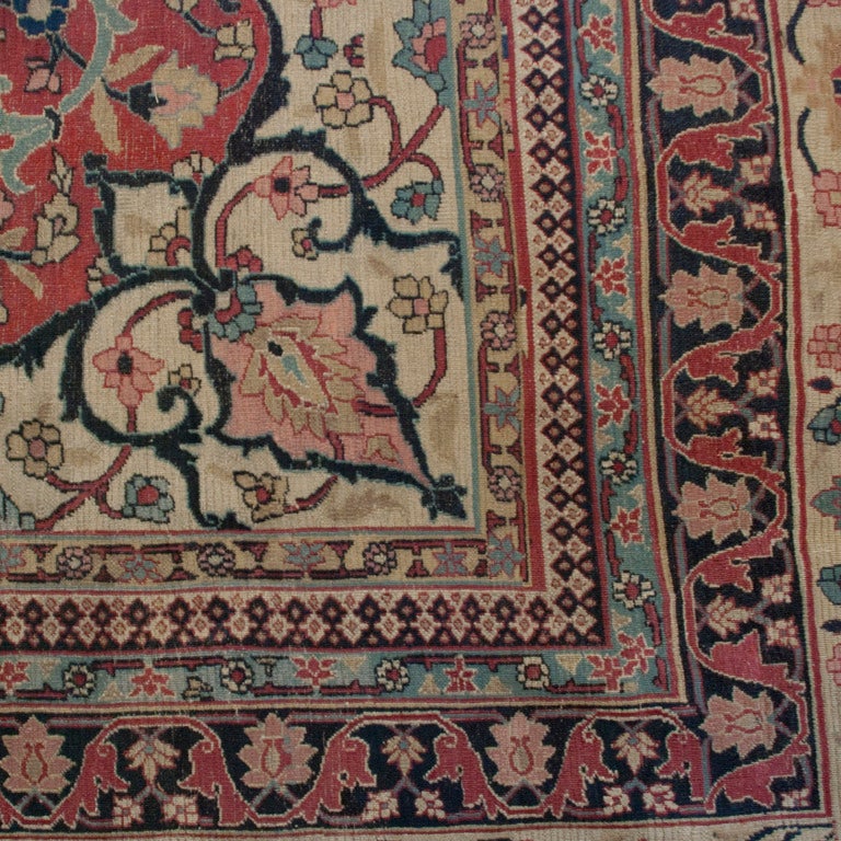 19th Century Dorokhsh Carpet For Sale