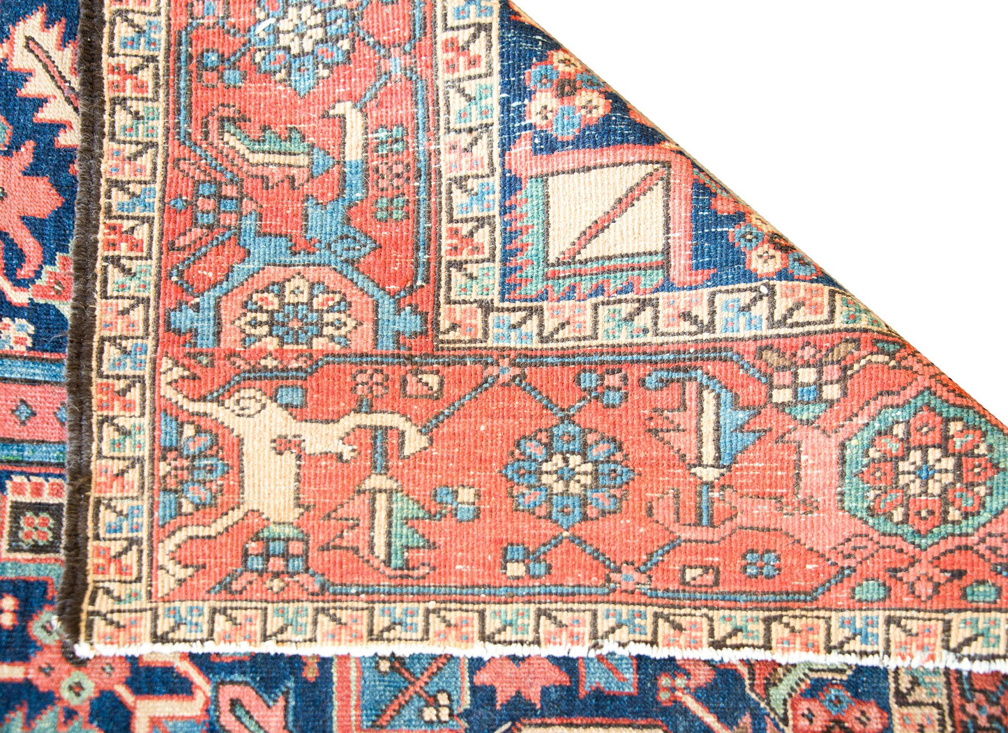 Early 20th Century Persian Heriz Rug For Sale