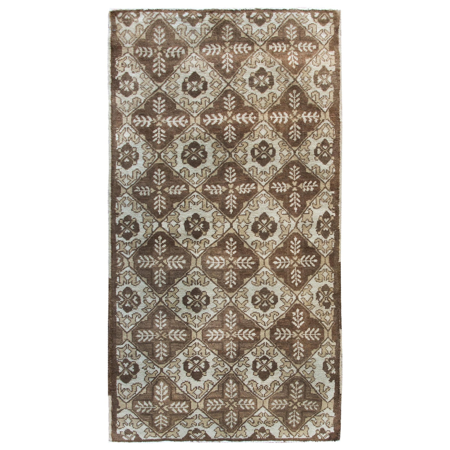Vintage Turkish Oushak Rug For Sale