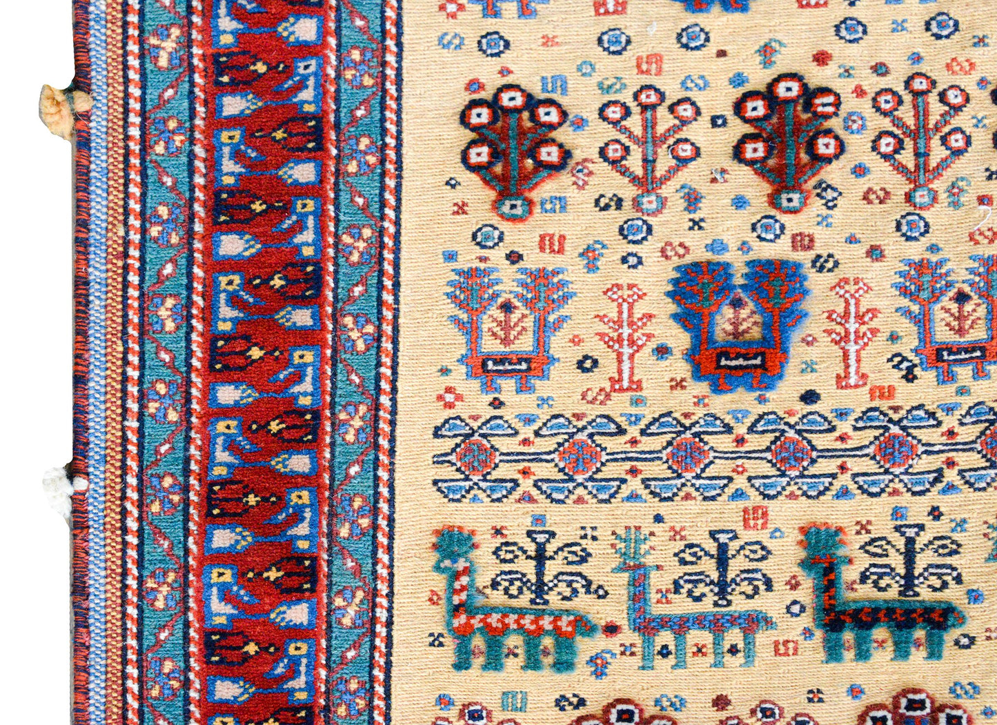 Vintage Afshar Rug For Sale