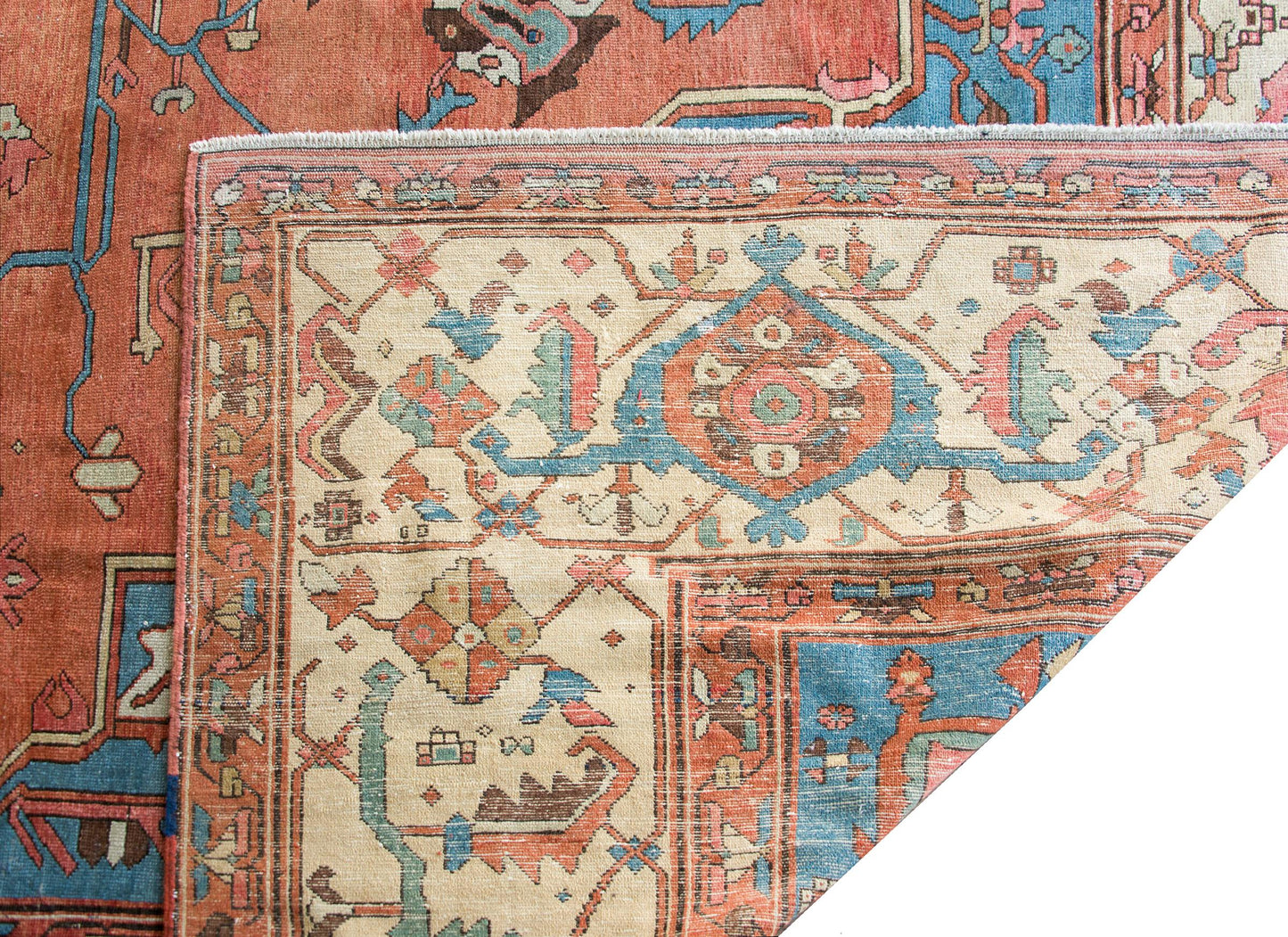 Late 19th Century Persian Bakshaish Rug For Sale