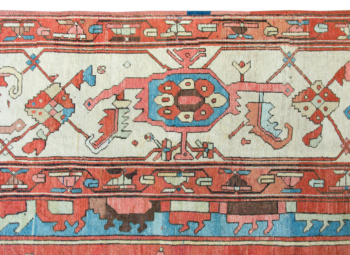 Late 19th Century Persian Bakshaish Rug For Sale