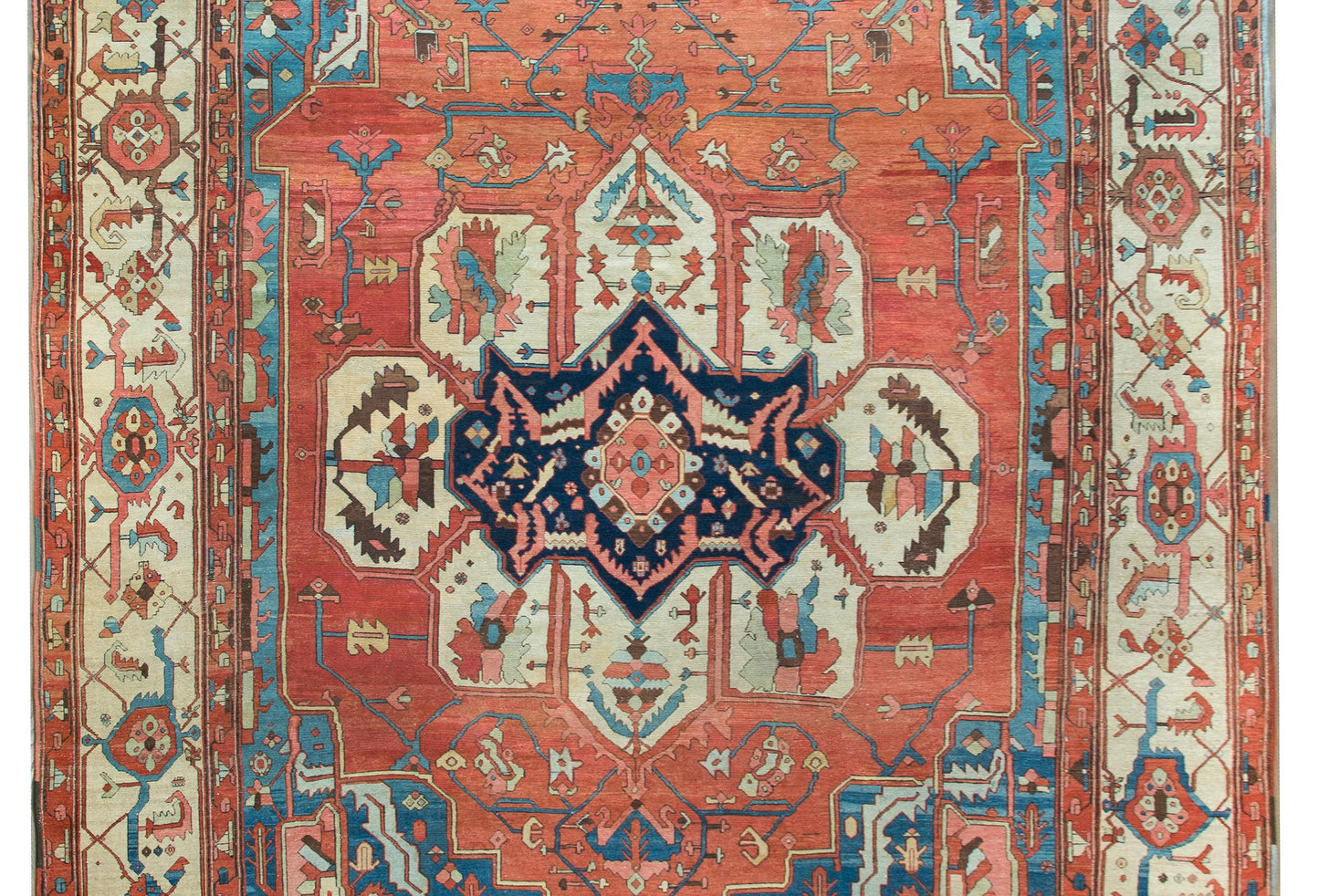 Late 19th Century Persian Bakshaish Rug For Sale