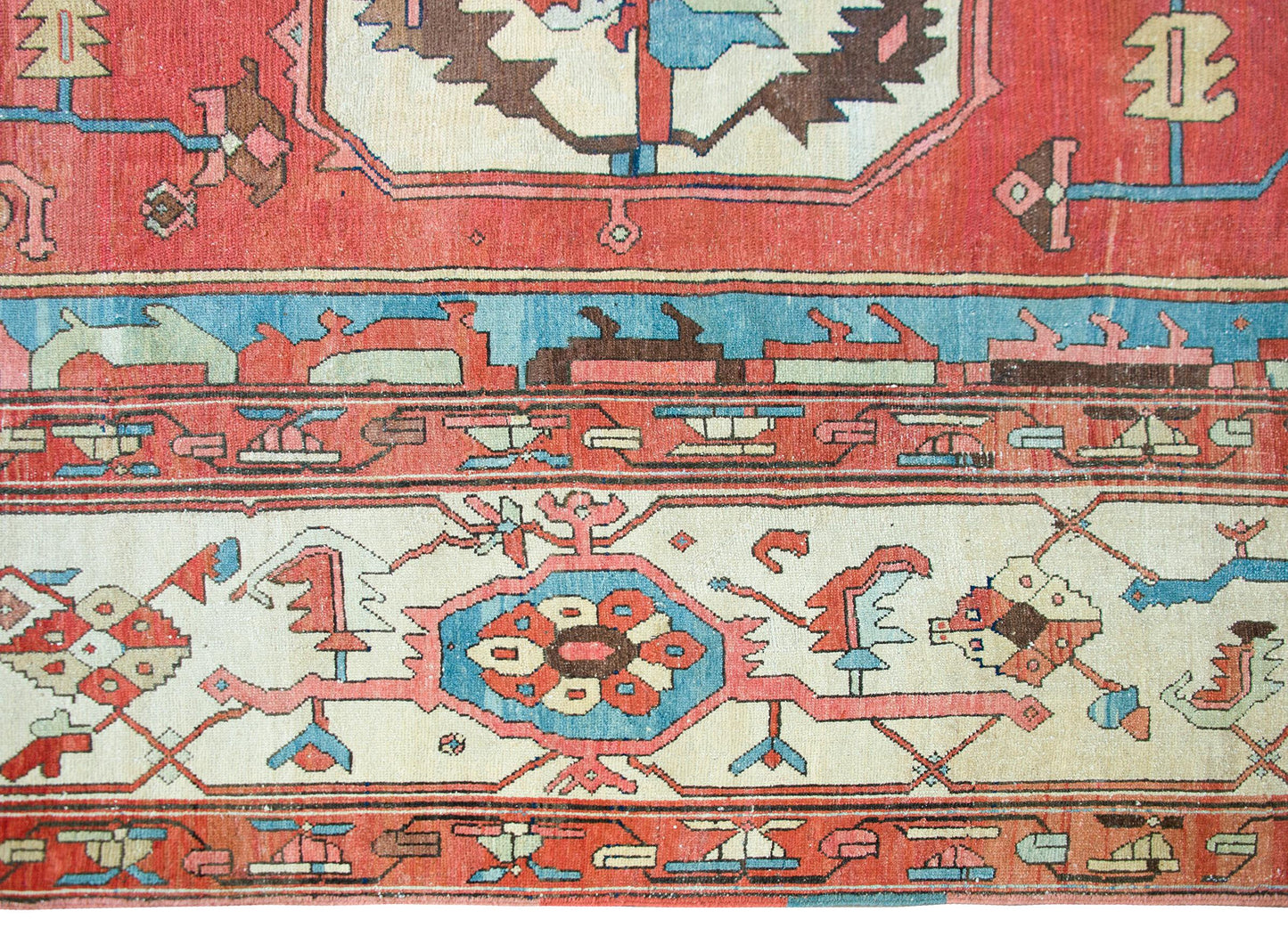 Late 19th Century Persian Bakshaish Rug For Sale