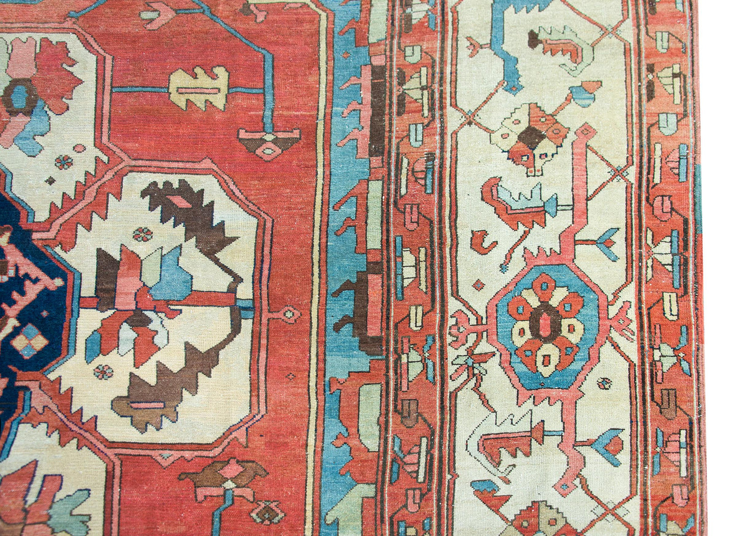 Late 19th Century Persian Bakshaish Rug For Sale