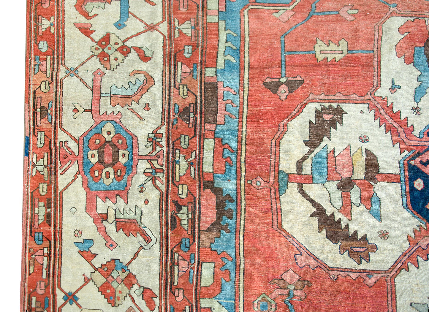 Late 19th Century Persian Bakshaish Rug For Sale