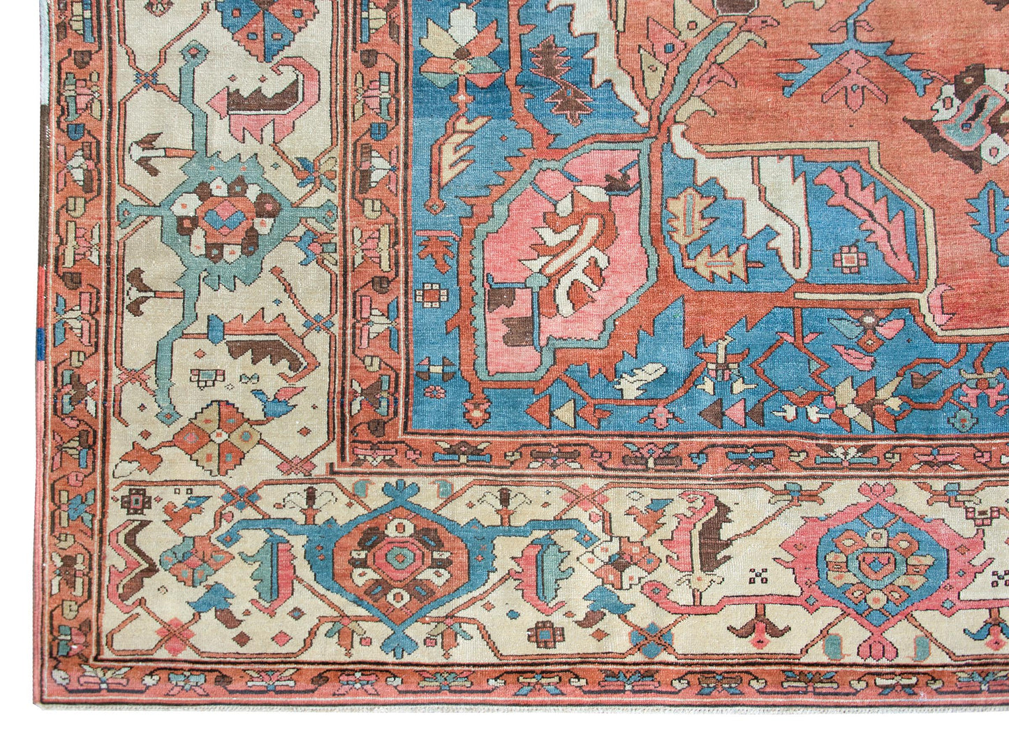Late 19th Century Persian Bakshaish Rug For Sale