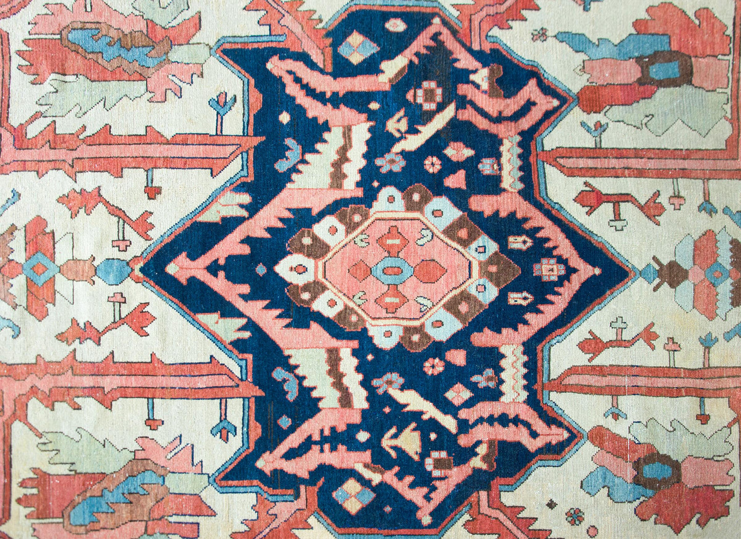 Late 19th Century Persian Bakshaish Rug For Sale