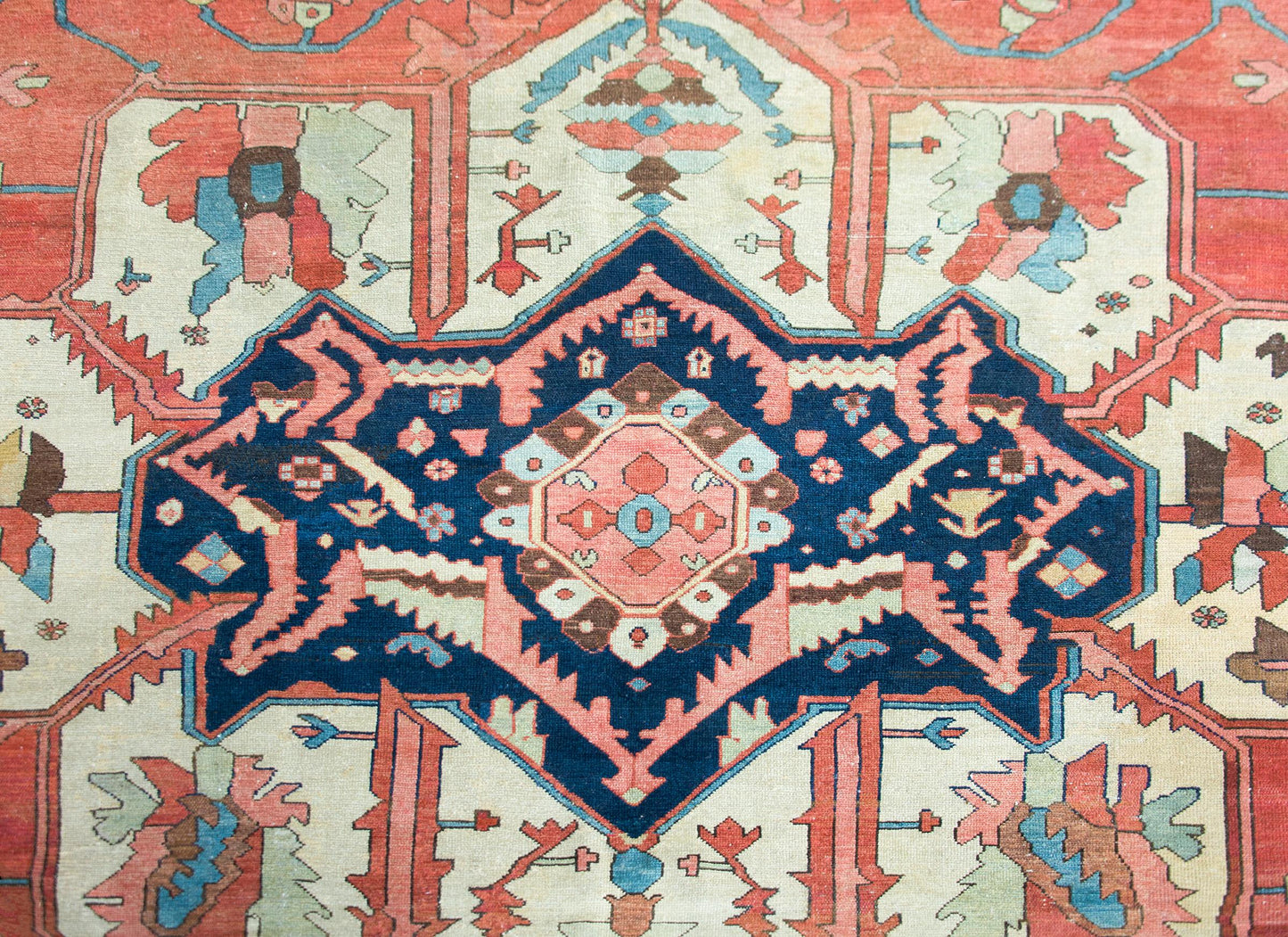 Late 19th Century Persian Bakshaish Rug For Sale