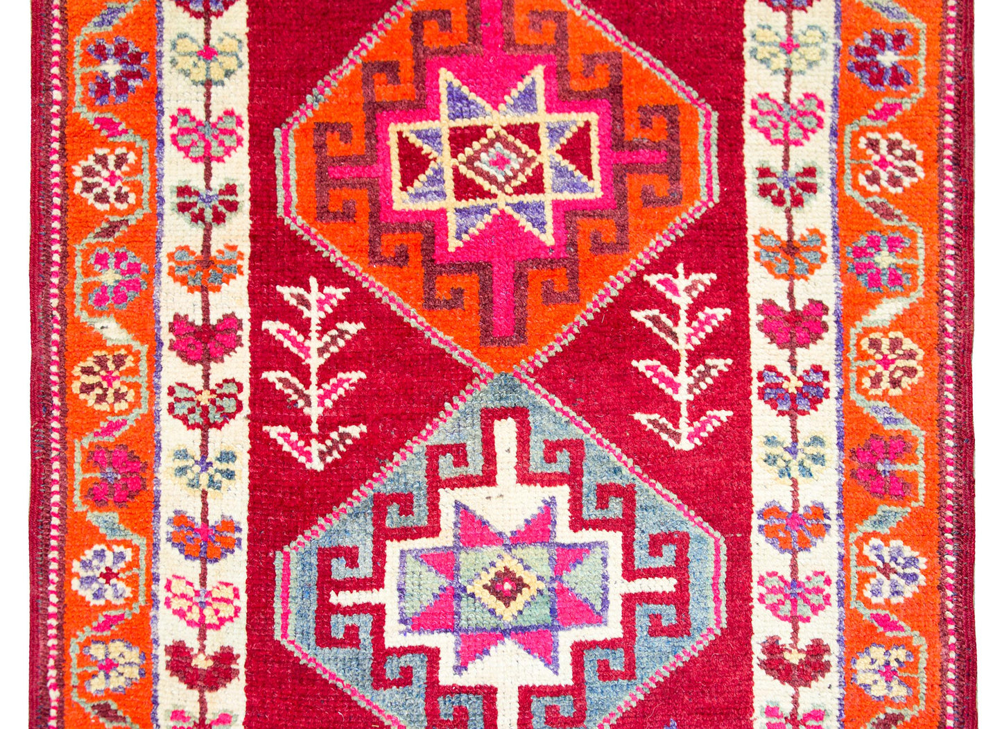 Vintage Turkish Oushak Runner For Sale
