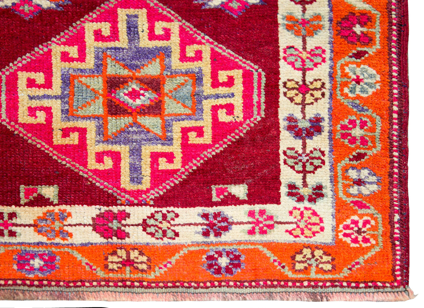 Vintage Turkish Oushak Runner For Sale