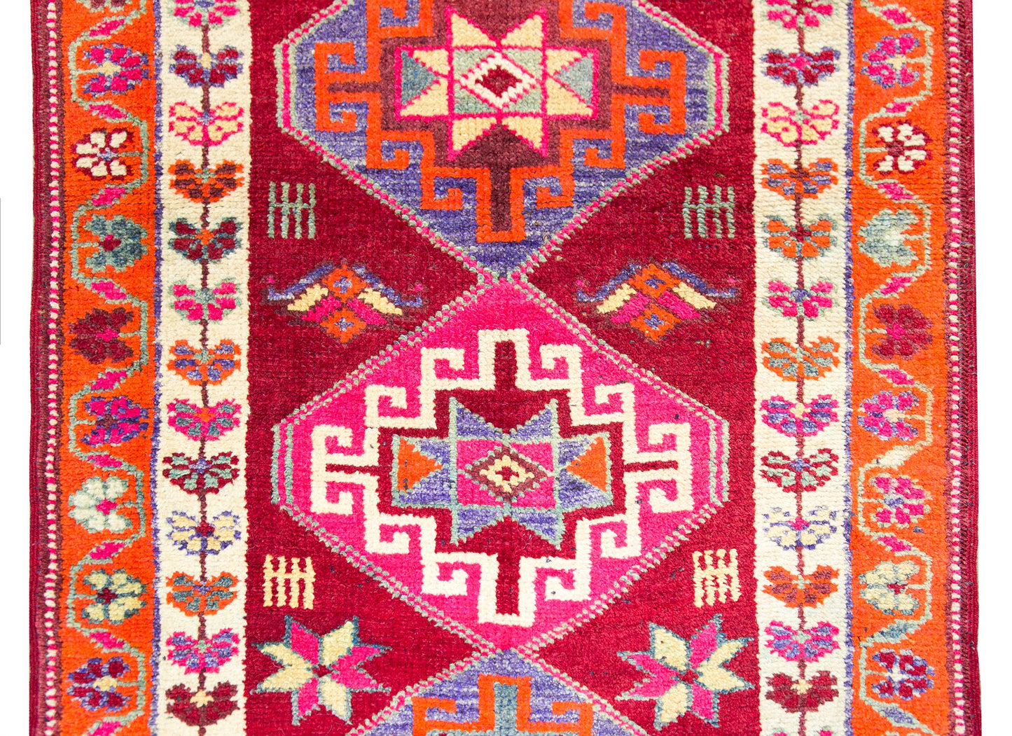 Vintage Turkish Oushak Runner For Sale