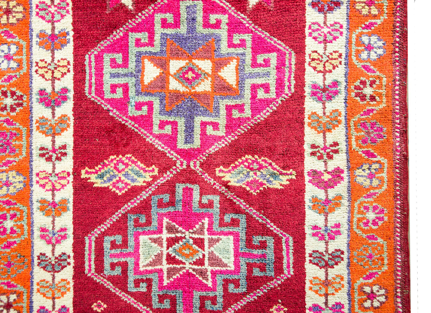 Vintage Turkish Oushak Runner For Sale